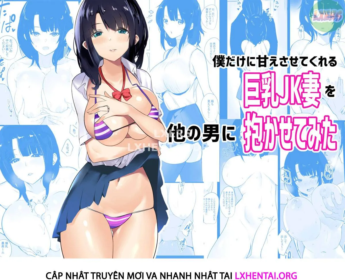 HentaiVN.net - Ảnh 5 - Boku dake ni Amaesasete Kureru Kyonyuu JK Tsuma o Hoka no Otoko ni Dakasete Mita - Chap 1