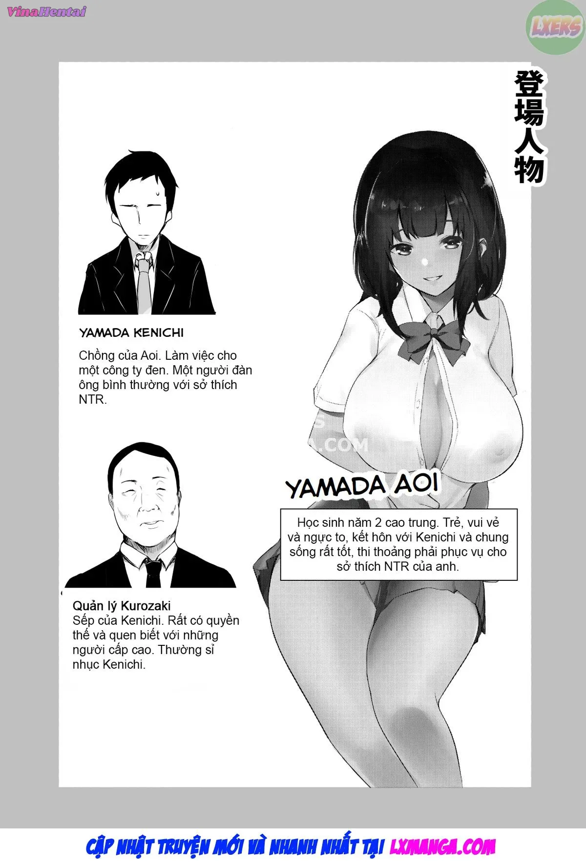 HentaiVN.net - Ảnh 5 - Boku dake ni Amaesasete Kureru Kyonyuu JK Tsuma o Hoka no Otoko ni Dakasete Mita - Chap 3