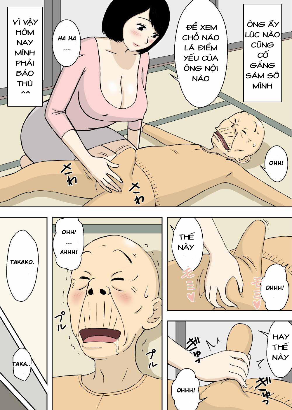 HentaiVN.net - Ảnh 6 - Ông nội, bố chồng, con ghẻ và cô vợ vú to  - Chap 4