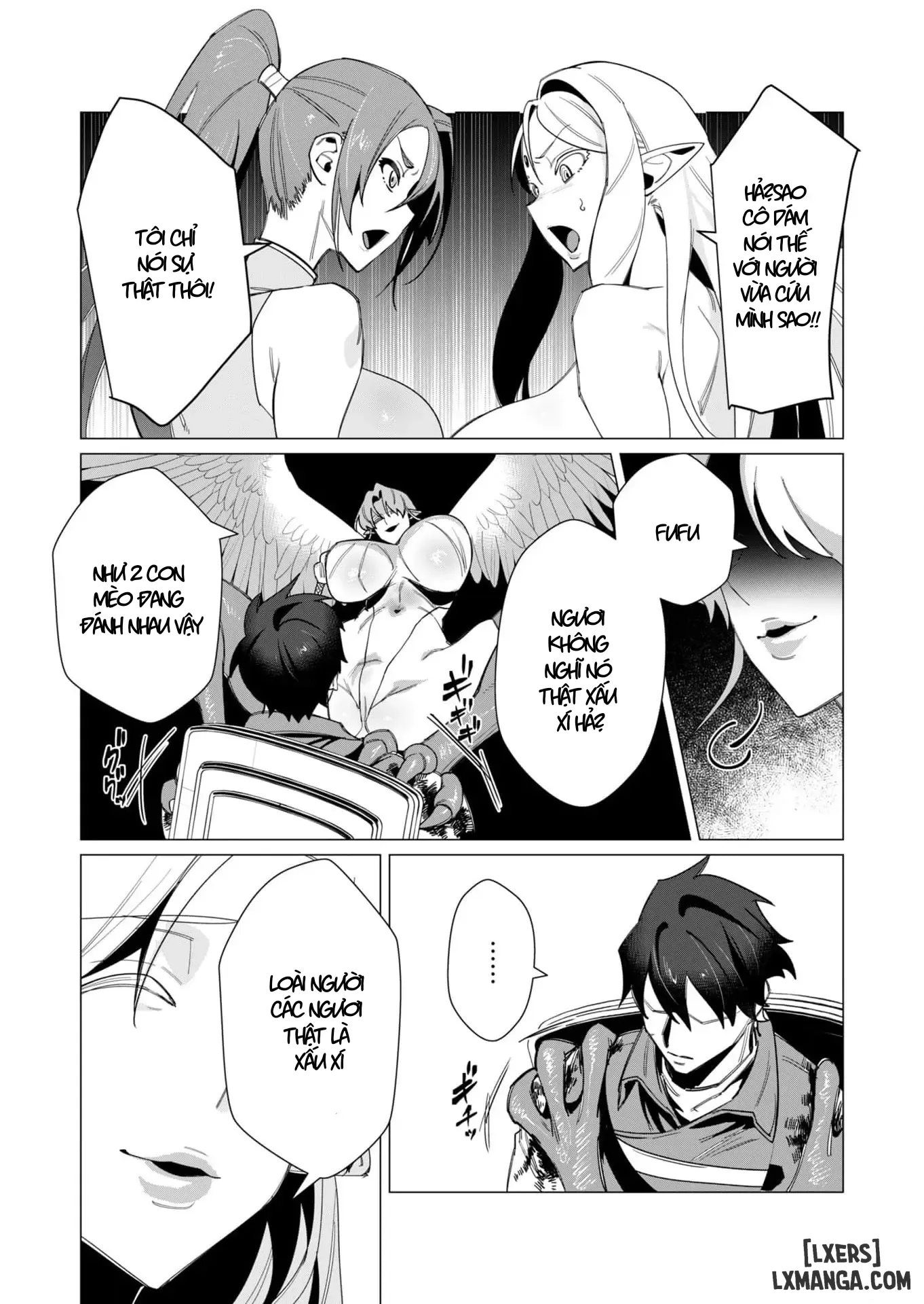 HentaiVN.net - Ảnh 5 - Vị Anh Hùng Muốn “Vợ Người Ta” Làm Phần Thưởng - Chap 9 : Dũng Sĩ x Harpy (phần 2)