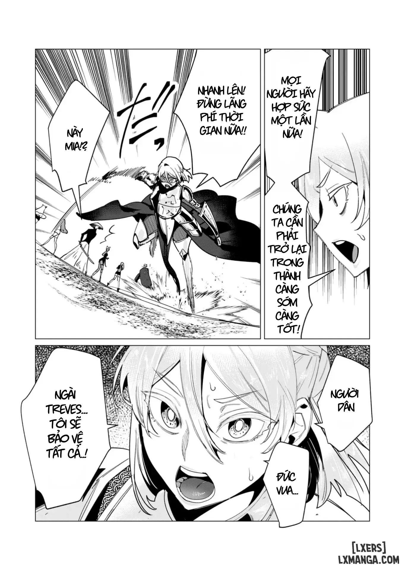 HentaiVN.net - Ảnh 5 - Vị Anh Hùng Muốn “Vợ Người Ta” Làm Phần Thưởng - Chap 12 : Dũng Sĩ x Nữ Hiệp Sĩ x Orc King(Phần 3)