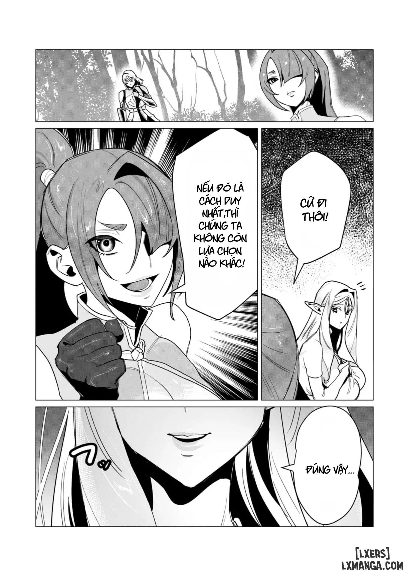 HentaiVN.net - Ảnh 5 - Vị Anh Hùng Muốn “Vợ Người Ta” Làm Phần Thưởng - Chap 15 : Dũng Sĩ và lời nguyền Dark Elf (Phần 2)