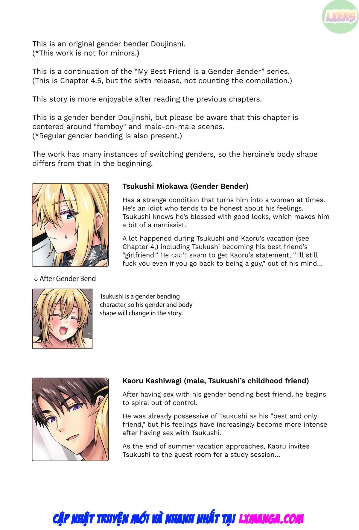HentaiVN.net - Ảnh 5 - Ore No Shinyuu Wa TS (Seitenka) Taishitsu - Chap 4.5