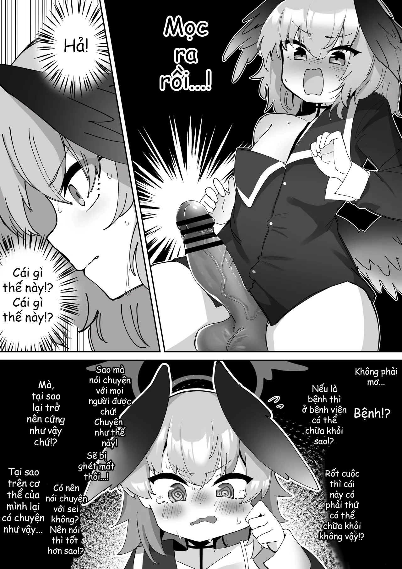 HentaiVN.net - Ảnh 6 - Futanari Koharu-chan vs Hanako-chan Manga - Chap 1