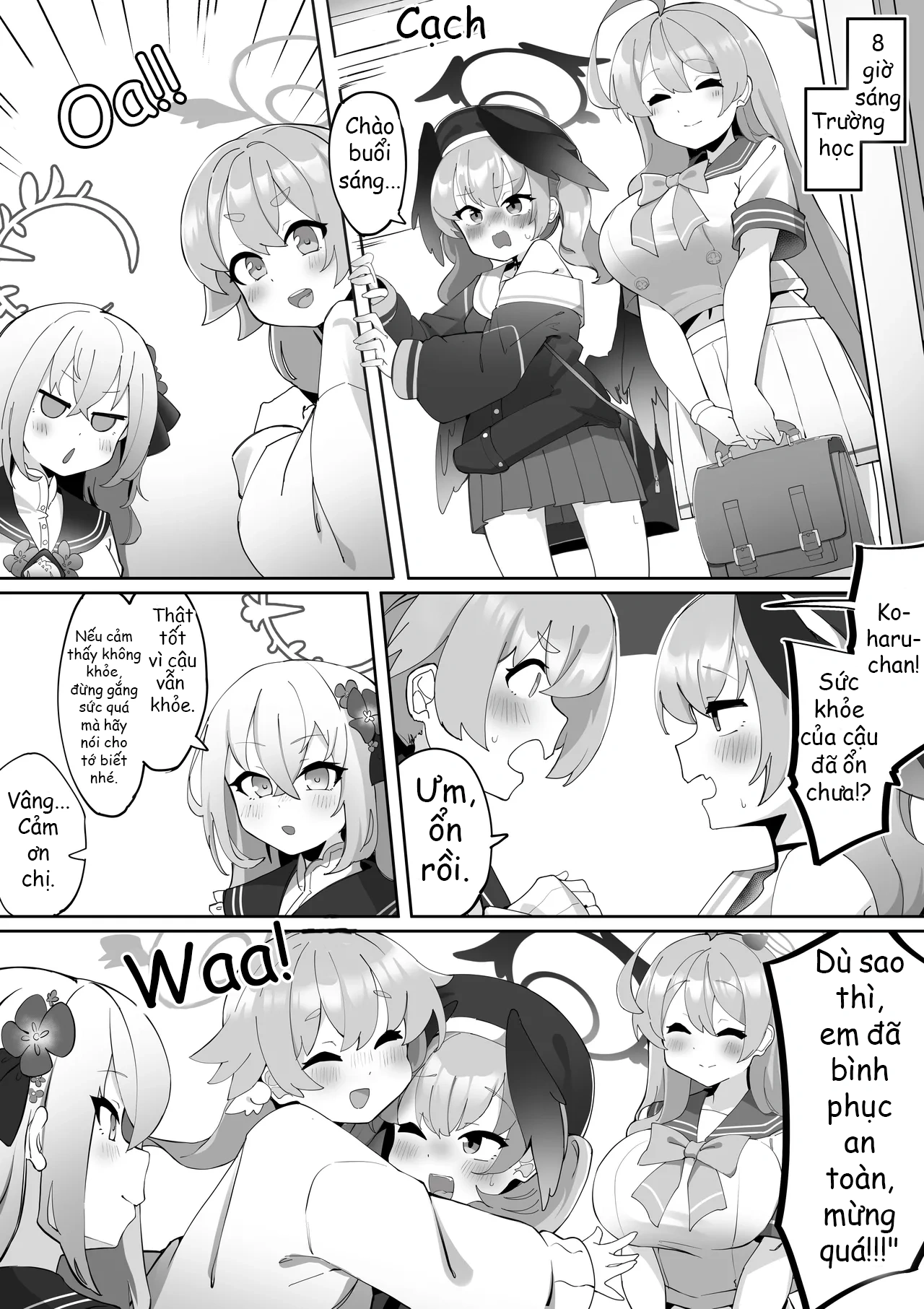 HentaiVN.net - Ảnh 6 - Futanari Koharu-chan vs Hanako-chan Manga - Chap 2