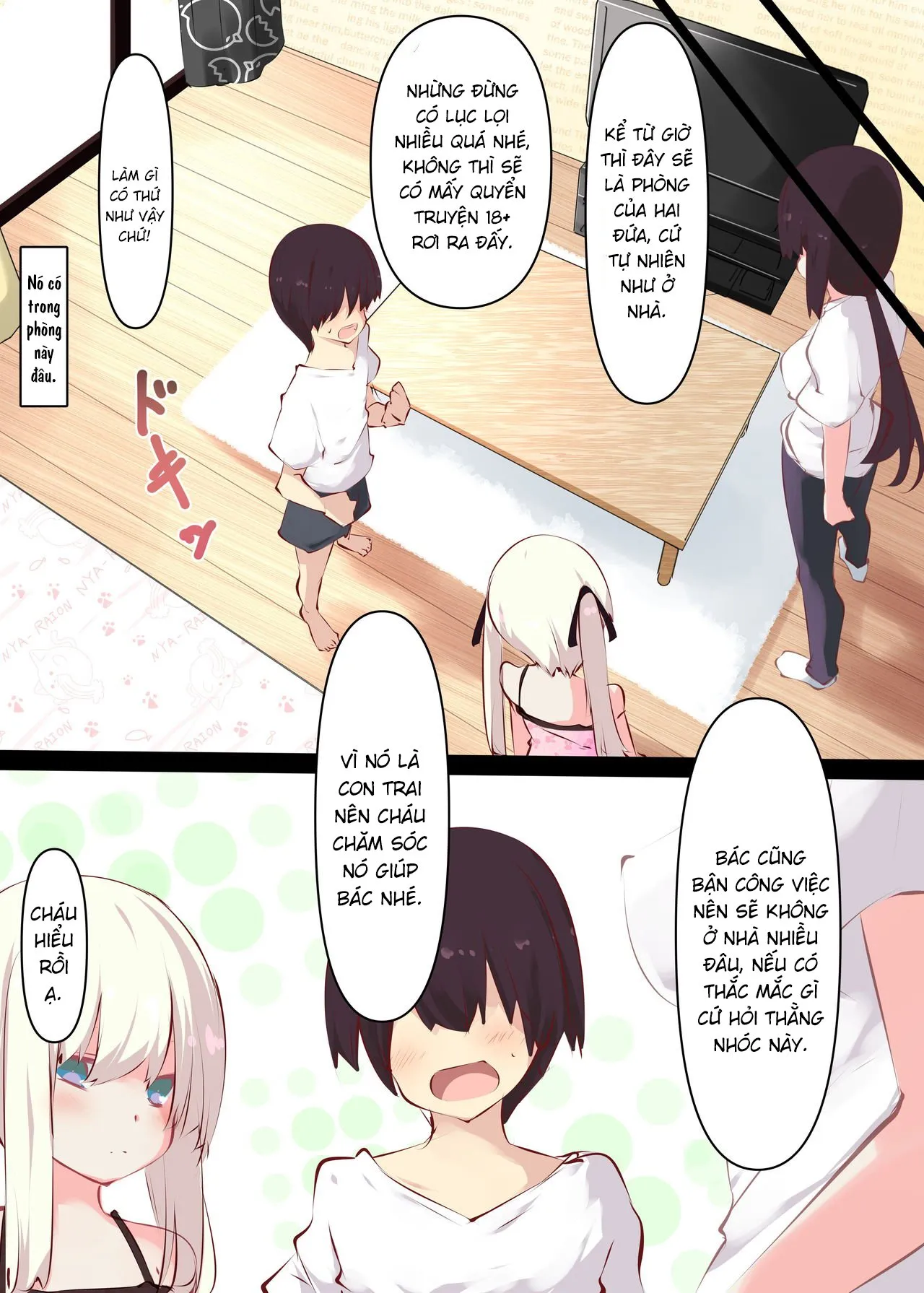 HentaiVN.net - Ảnh 4 - Natsuyasumi dakara Muteikou na Itoko ni Chinko Ireru Hanashi - Chap 1