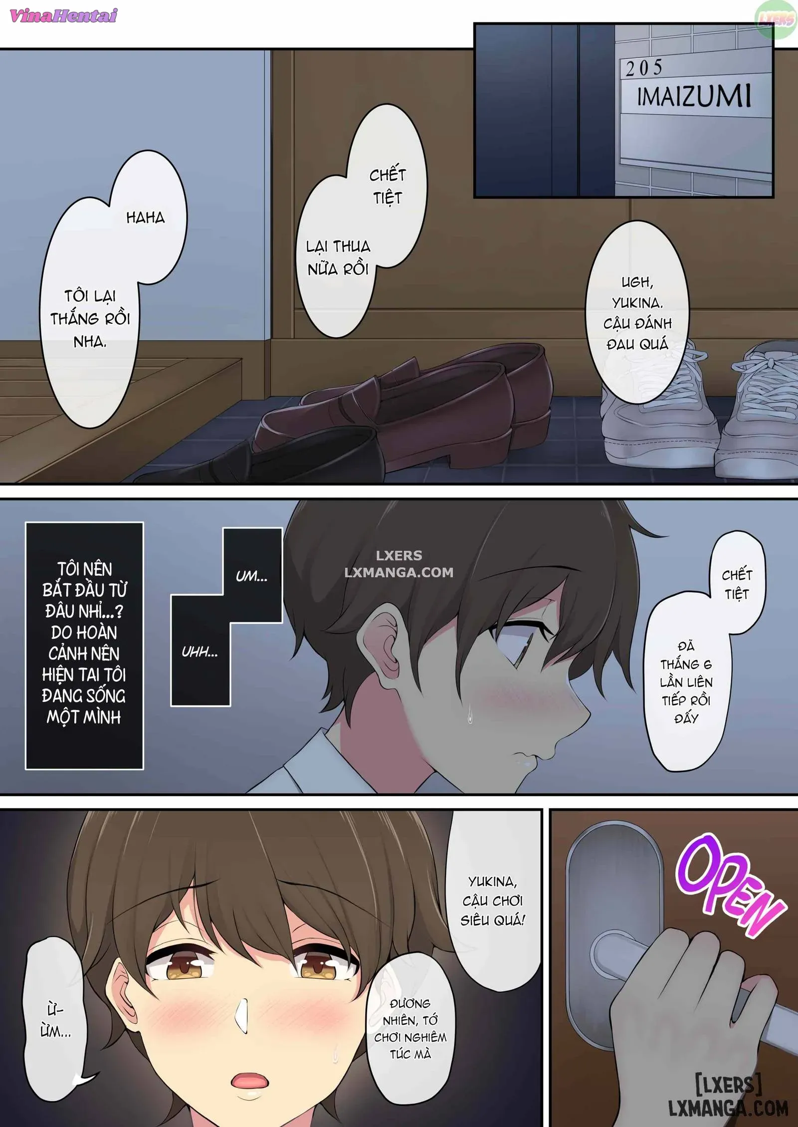 HentaiVN.net - Ảnh 5 - Imaizumi đưa cả bầy Gyaru về nhà mình - Chapter 1