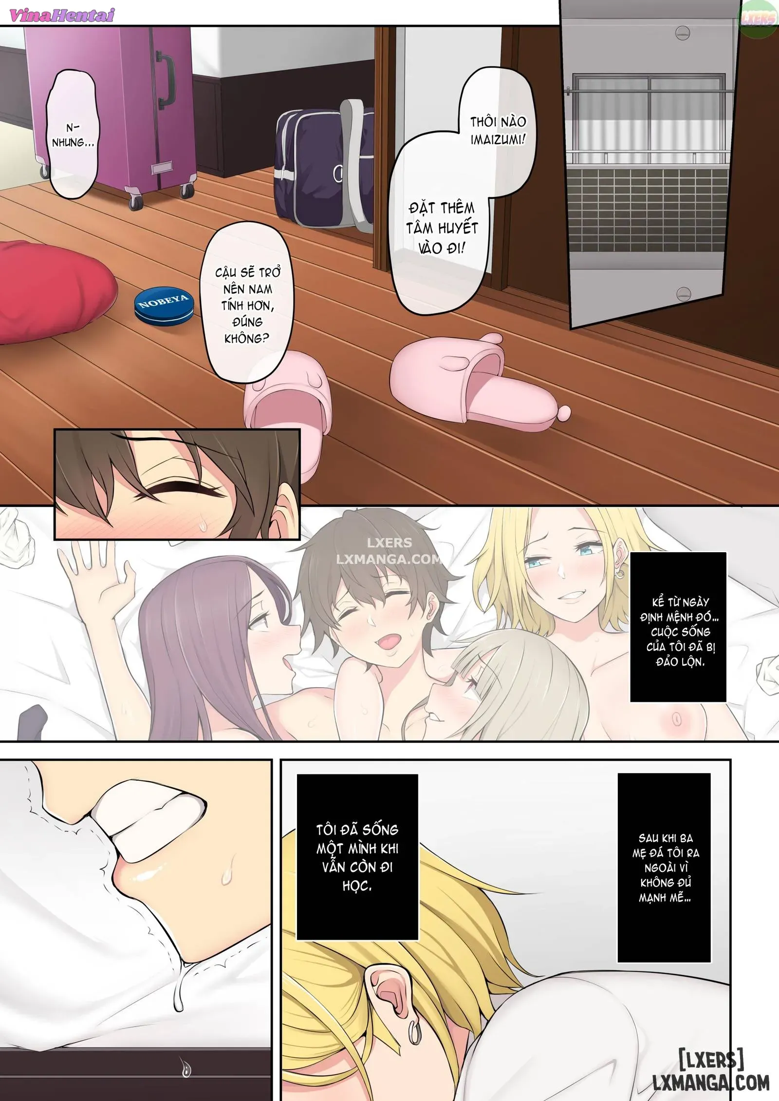 HentaiVN.net - Ảnh 5 - Imaizumi đưa cả bầy Gyaru về nhà mình - Chapter 2
