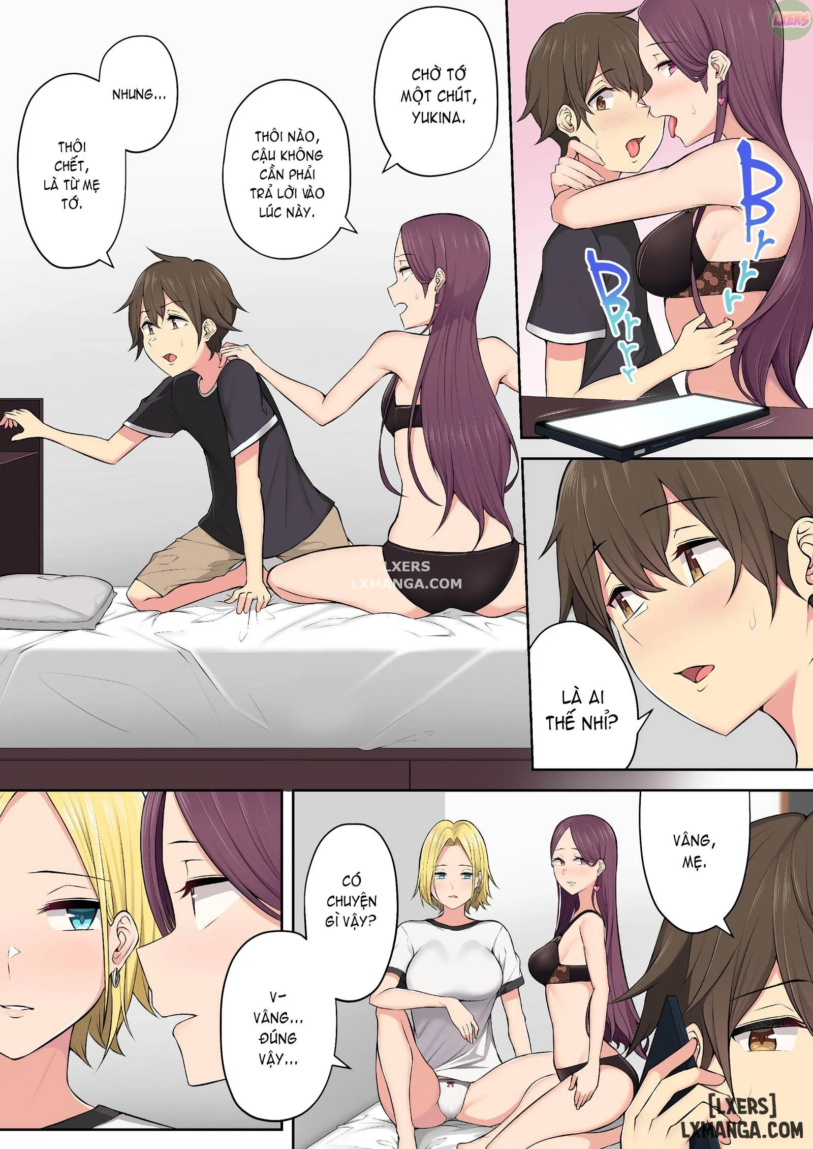 HentaiVN.net - Ảnh 5 - Imaizumi đưa cả bầy Gyaru về nhà mình - Chapter 3