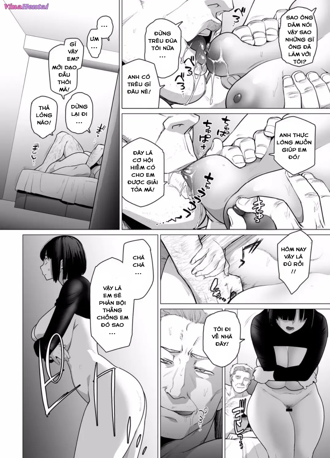 HentaiVN.net - Ảnh 5 - Sự hy sinh của Người vợ  - Chap 2