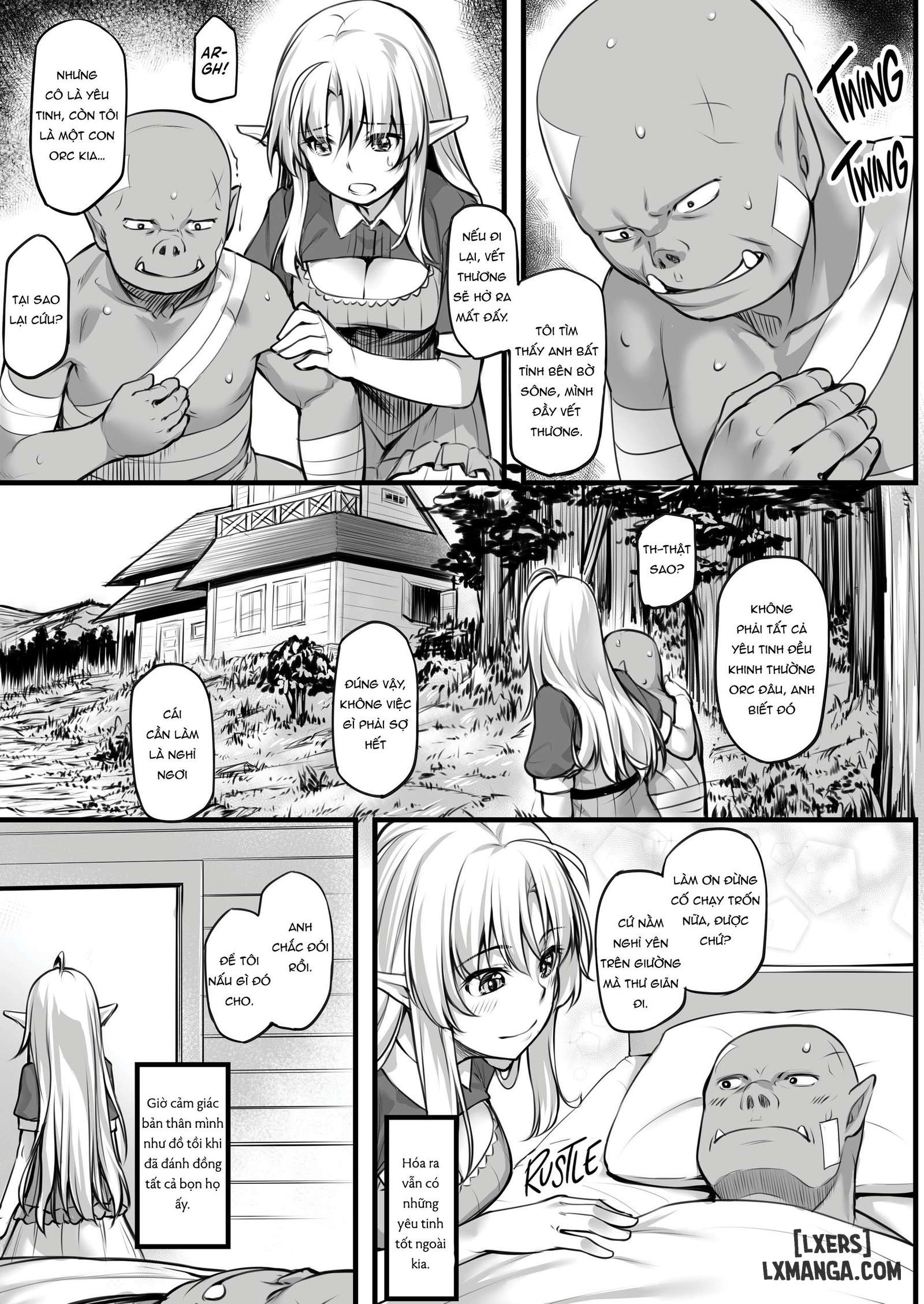 HentaiVN.net - Ảnh 5 - My Darling Orc + Sibling Rivalry - Vol.1