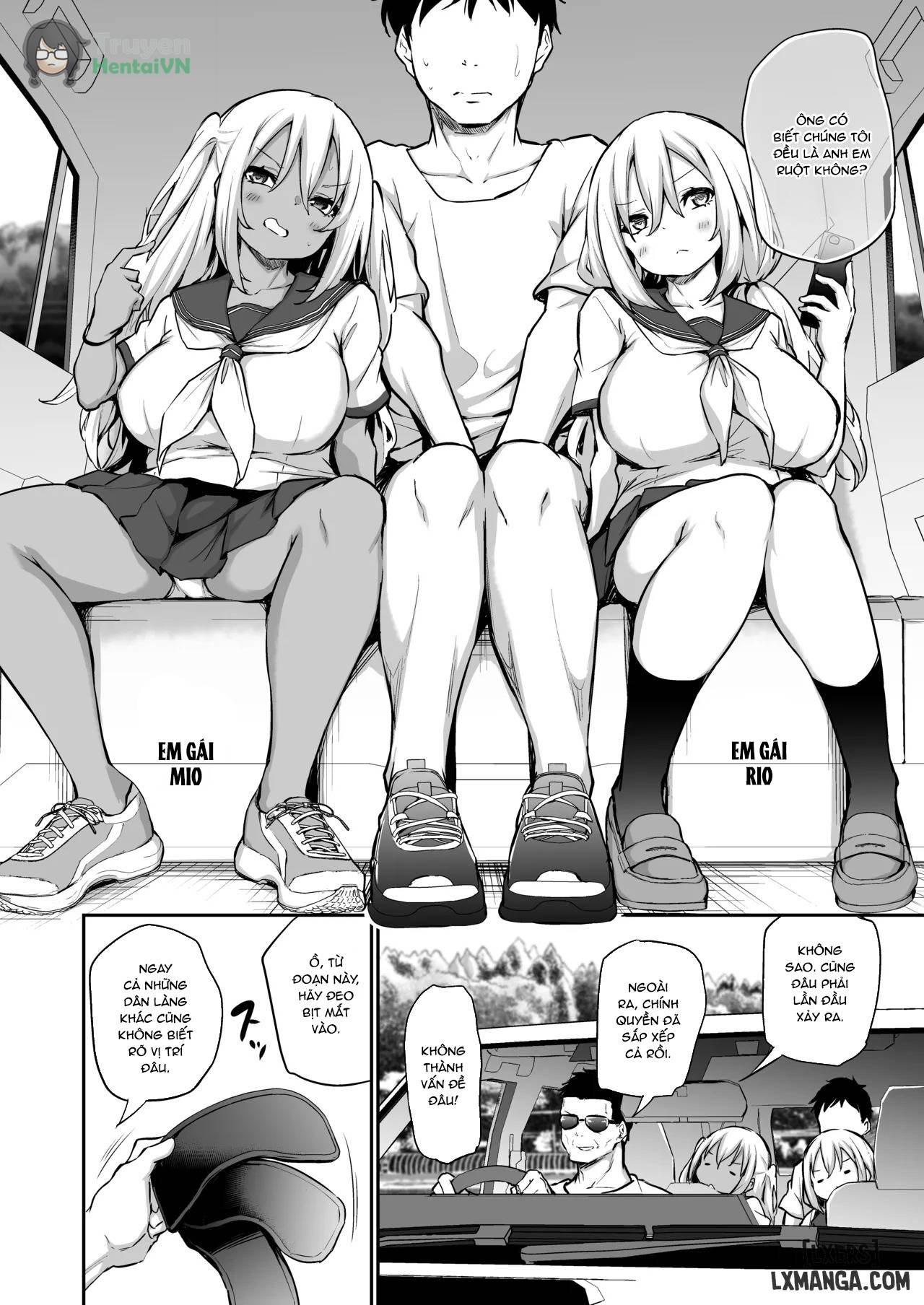 HentaiVN.net - Ảnh 5 - Imouto-tachi o Haramasenai to Derarenai Mura - Oneshot