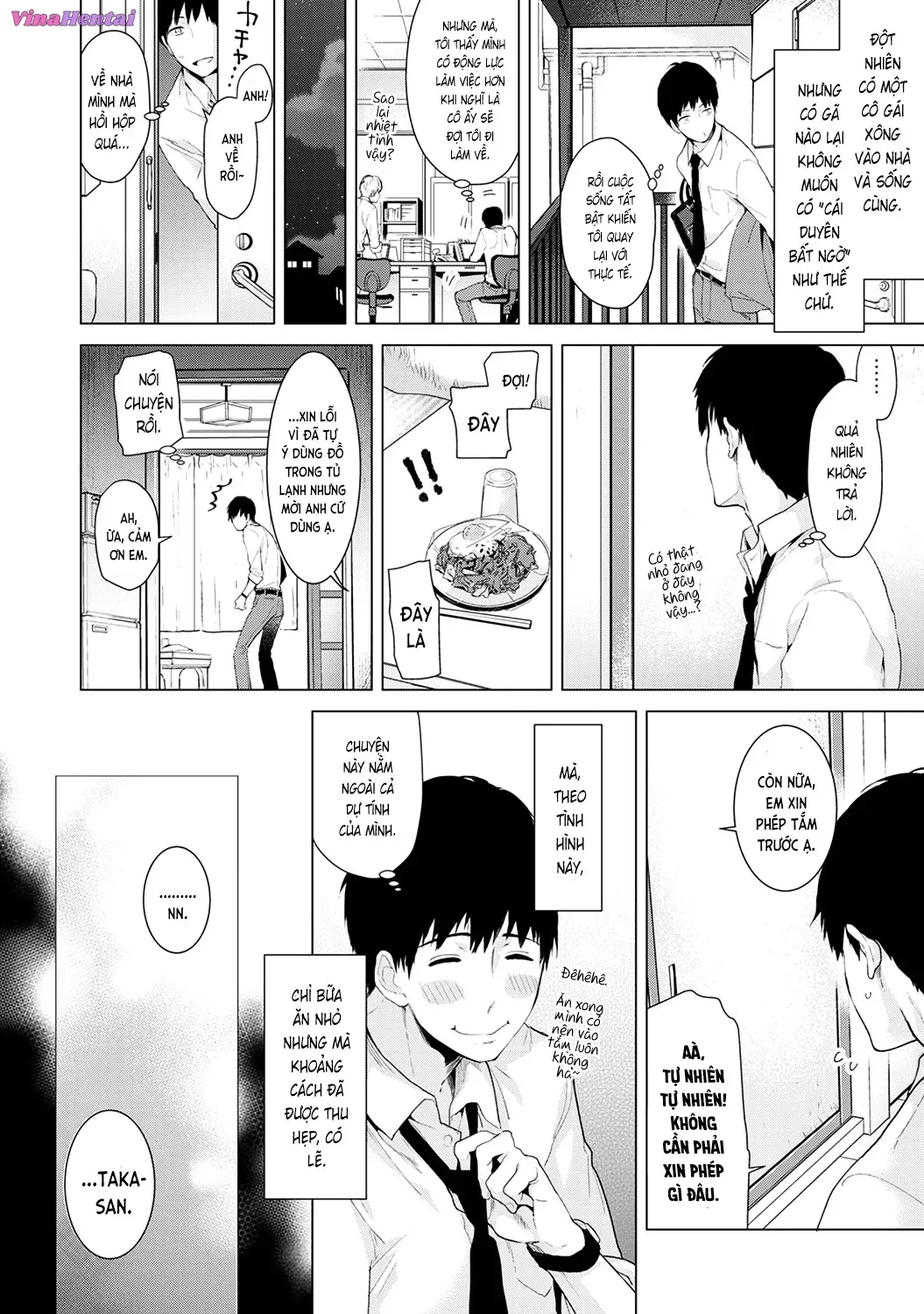 HentaiVN.net - Ảnh 5 - Cô bé mèo hoang [ノラネコ少女との暮らしかた; Noraneko Shoujo to no Kurashikata; Sống cùng cô bé mèo hoang] - 01. Mèo hoang tìm chủ