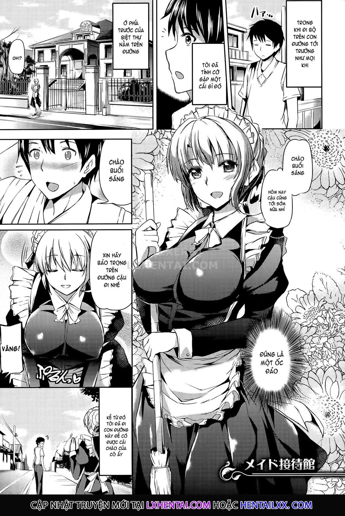 HentaiVN.net - Ảnh 5 - Ojousama No Maid Jijou - Chap 4