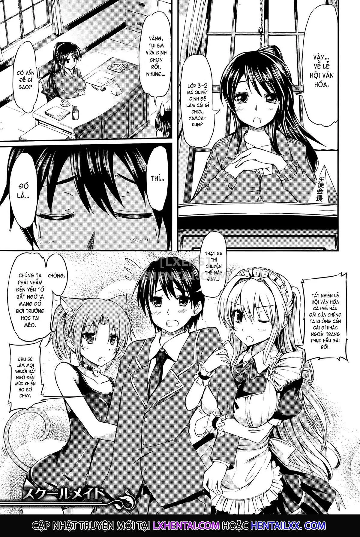 HentaiVN.net - Ảnh 5 - Ojousama No Maid Jijou - Chap 7