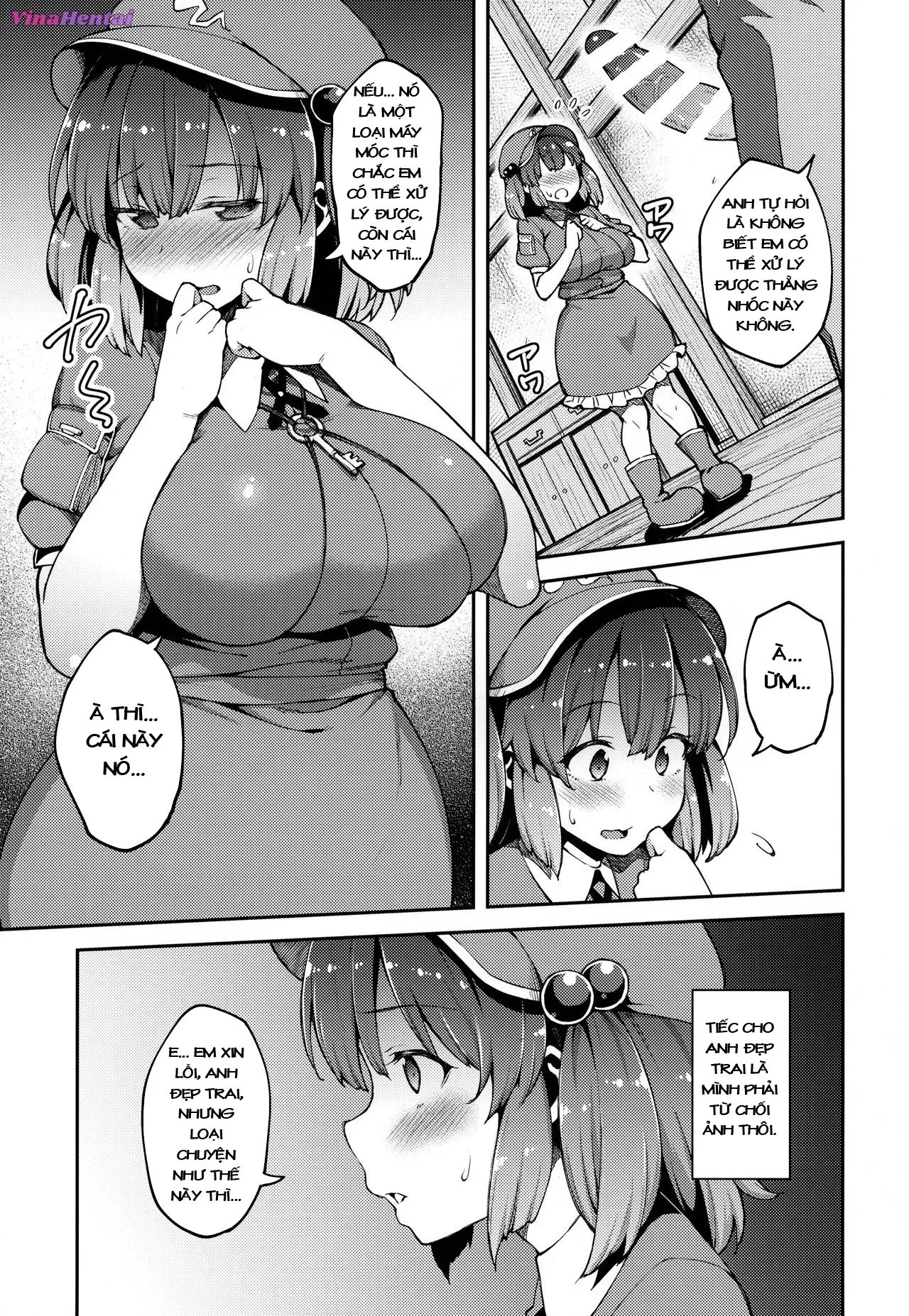 HentaiVN.net - Ảnh 5 - Yoroshiku Nitori-chan (Touhou Project) - Bé cute ngây thơ quá~