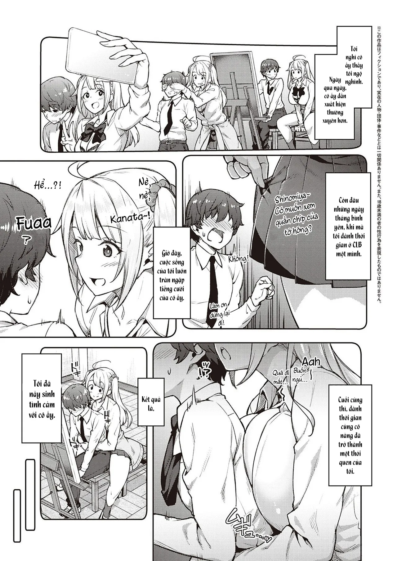 HentaiVN.net - Ảnh 5 - Làm ơn! Đừng trêu tớ nữa mà, Tachibana-san! [Karakawanaide Tachibana-san; Please don't tease me, Tachibana-san] - Oneshot