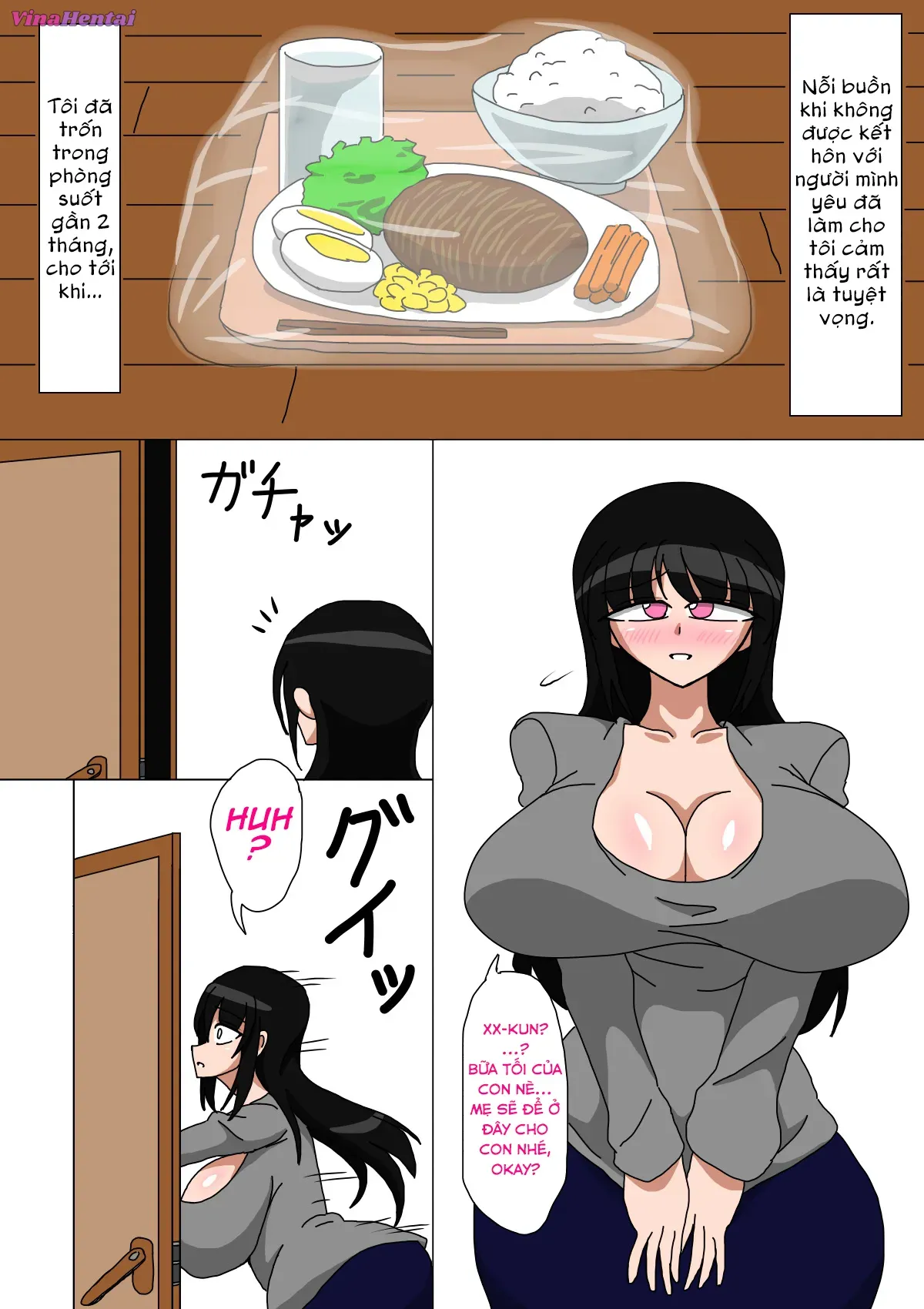 HentaiVN.net - Ảnh 4 - Hikikomori no Okaa-san [Hikikomori no Okaa-san 2] - Chap 1