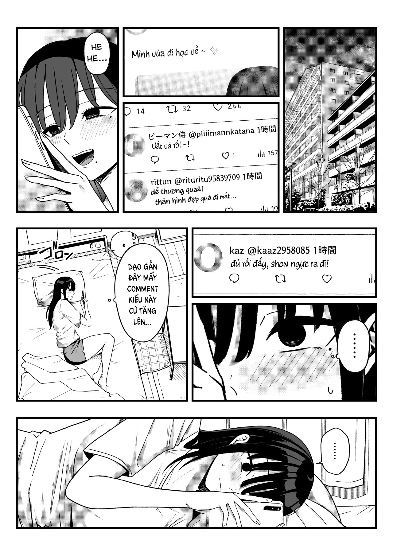 HentaiVN.net - Ảnh 6 - Anotoki Futteshimatta Moto Inkya no Onna Tomodati ga Ura Aka Haisinsya ni Natta Riyuu. - Oneshot