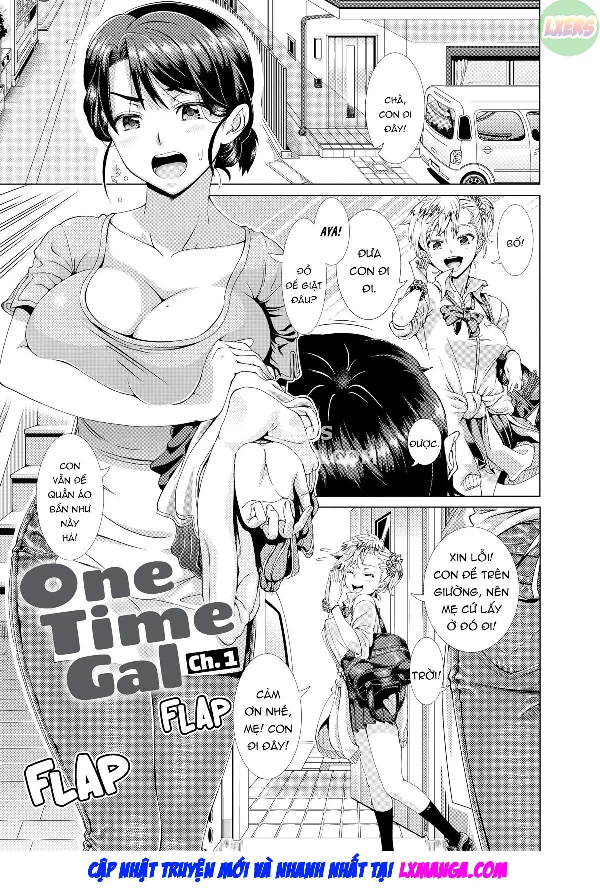 HentaiVN.net - Ảnh 5 - Wife Life - Chap 1 - One Time Gal Chapter 1