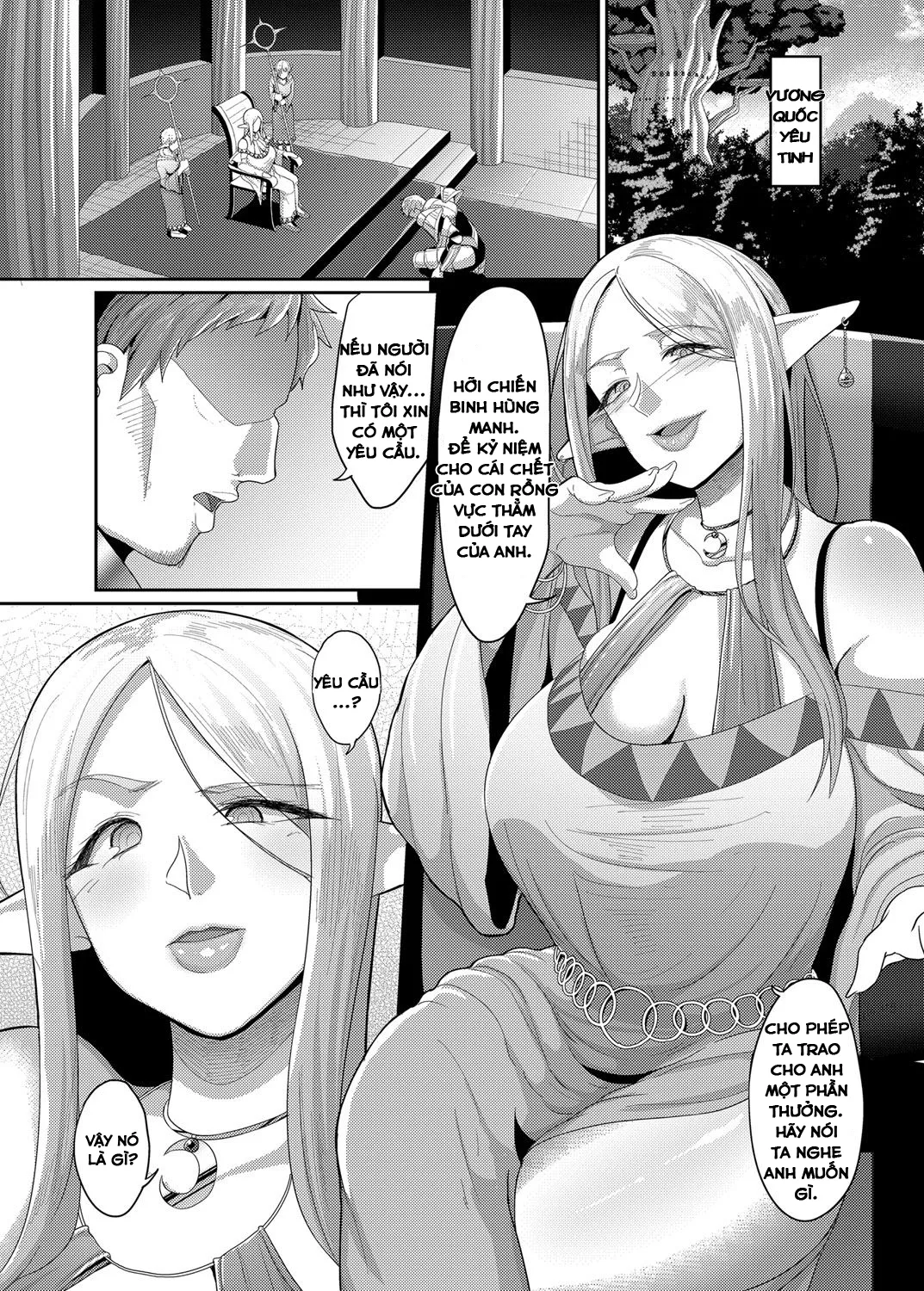 HentaiVN.net - Ảnh 5 - Takabisha Elf Kyousei Konin - Chap 1
