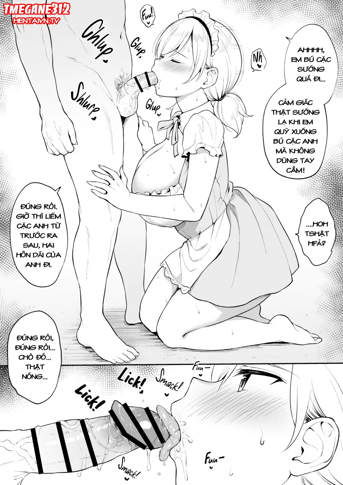 HentaiVN.net - Ảnh 5 - Thương Bạn Thân! Tôi Quyết Định Chăm Sóc Giúp Em Gái Nó! [Shinyuu no Imouto; My Best Friends Little Sister] - Hậu truyện. Đi Siêu Thị Cosplay Hầu Gái - Không Đút Lồn