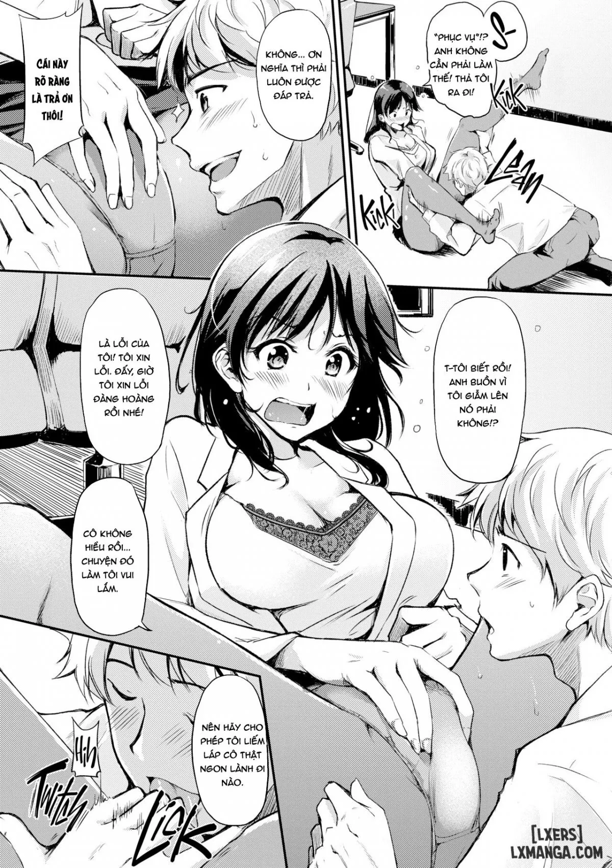 HentaiVN.net - Ảnh 5 - Fushidara Working - Chap 8 - Carrot & Stick