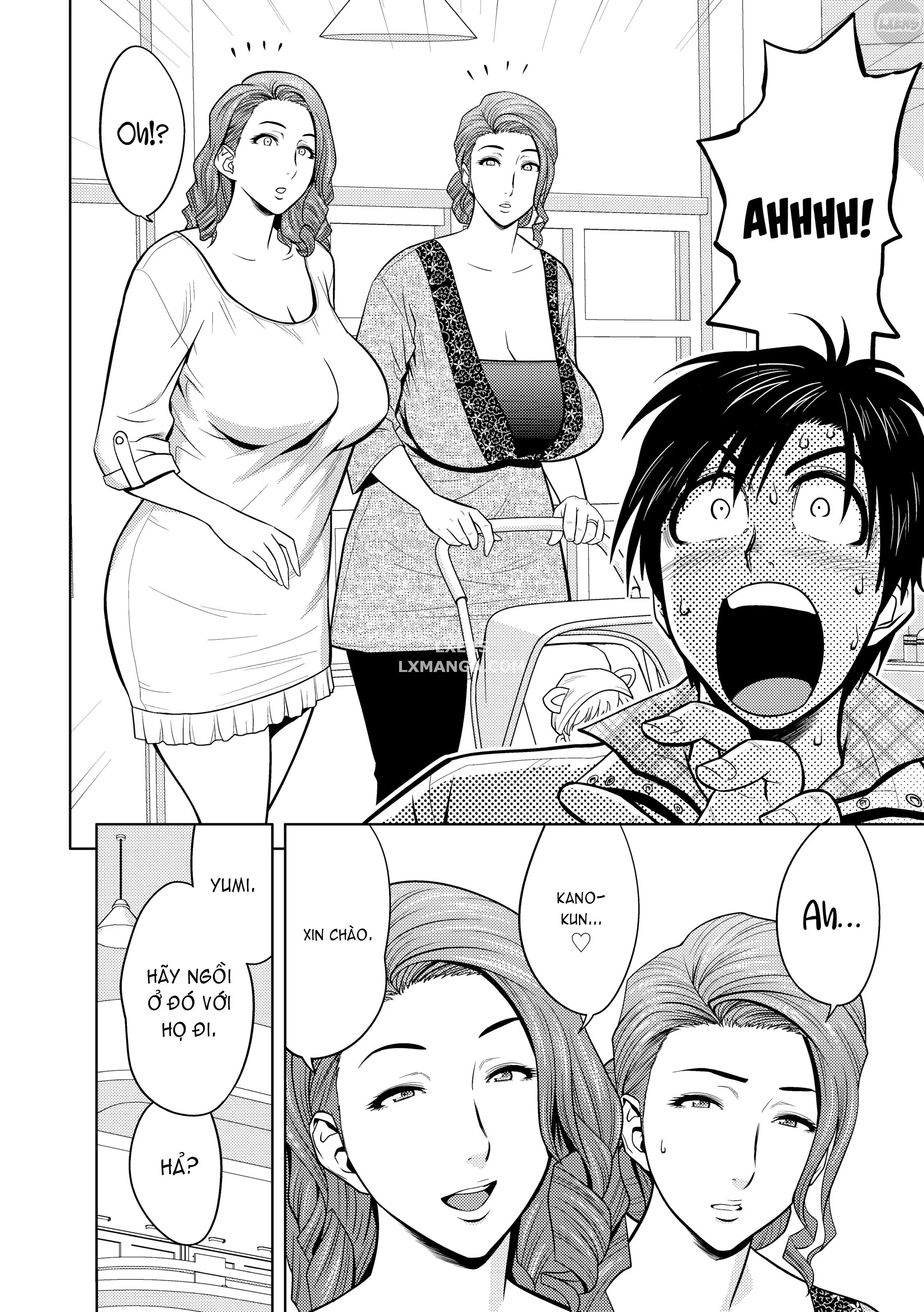 HentaiVN.net - Ảnh 5 - Lái Máy Bay Song Sinh! - Chương 2 - The Milfs Were Twins