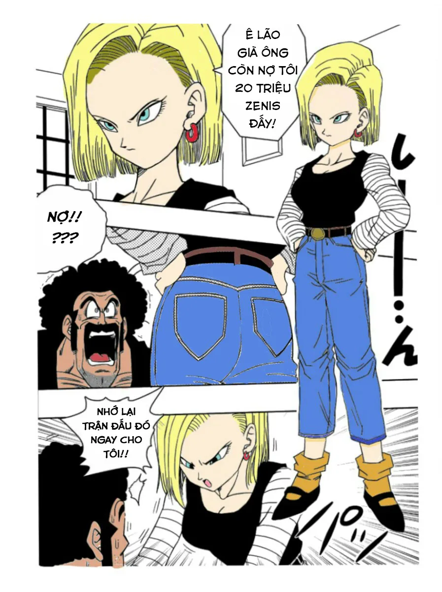HentaiVN.net - Ảnh 4 - 18-gou to Mister Satan!! Seiteki Sentou! (Dragon Ball Z) [Decensored] [Android N18 and Mr. Satan!! Sexual Intercourse Between Fighters!] - Oneshot
