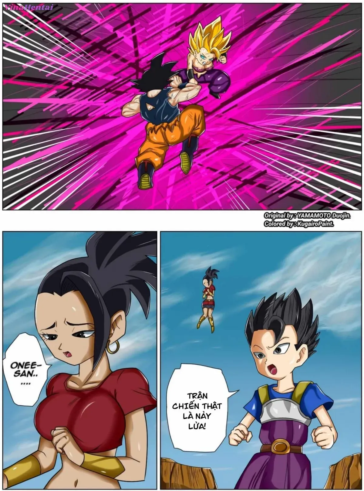 HentaiVN.net - Ảnh 5 - DRAGON BALL SUPER: Trận chiến ở vũ trụ thứ 6!! [DRAGON BALL SUPER: Battle in the 6th Universe!!] - Oneshot: Bản màu