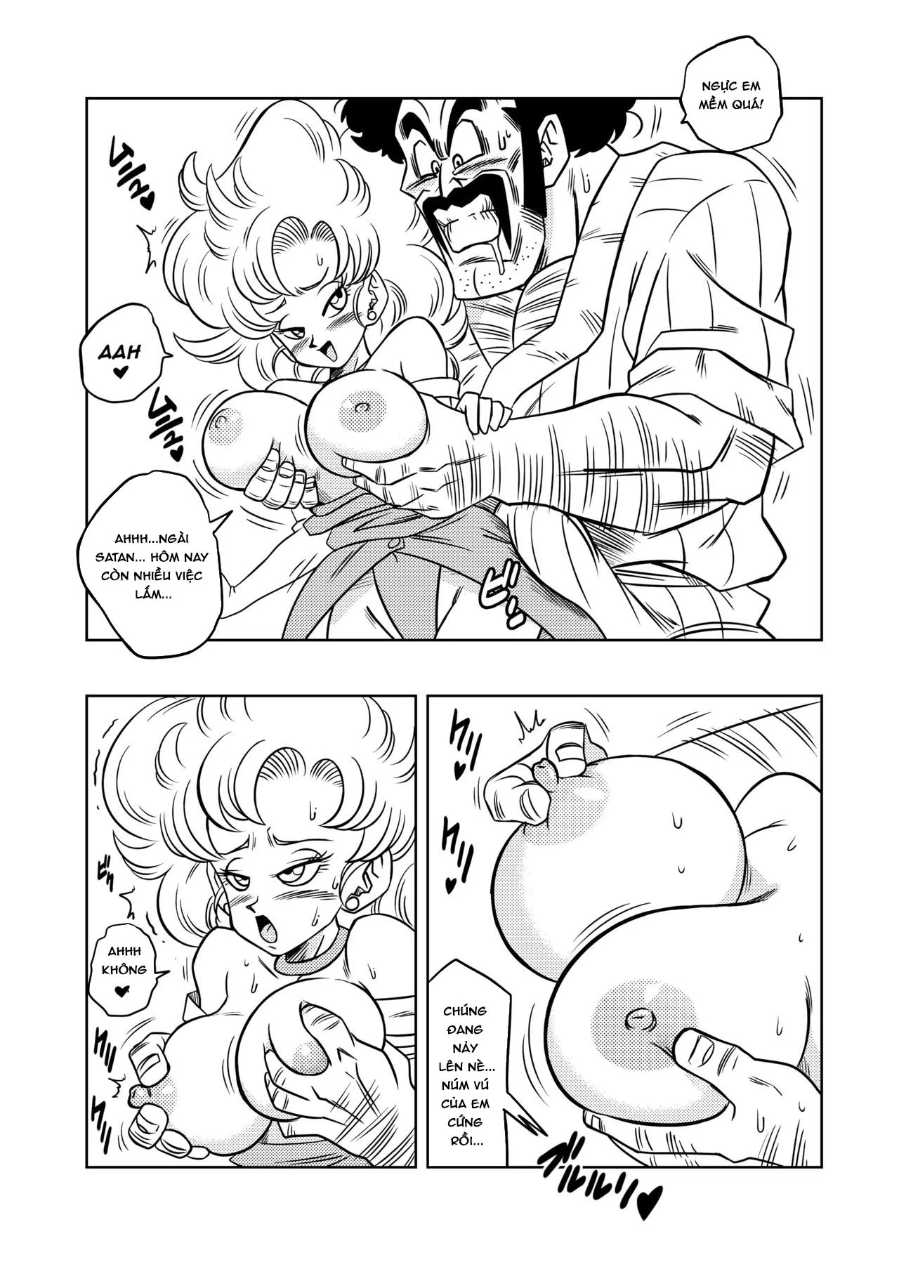 HentaiVN.net - Ảnh 5 - Huấn luyện bí mật của Mr Satan (Dragon Ball Z) [Mr Satan's Secret Training] - Oneshot