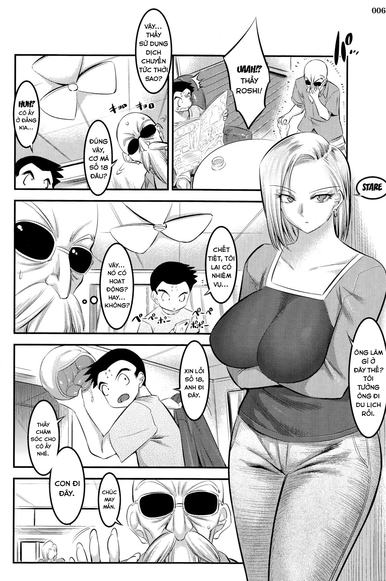 HentaiVN.net - Ảnh 5 - A Story About How Android 18 Squeezes Me Dry Everyday (Dragon Ball Z) [18号に毎日無理やりザーメン搾り取られる本 (ドラゴンボールZ)] - Oneshot