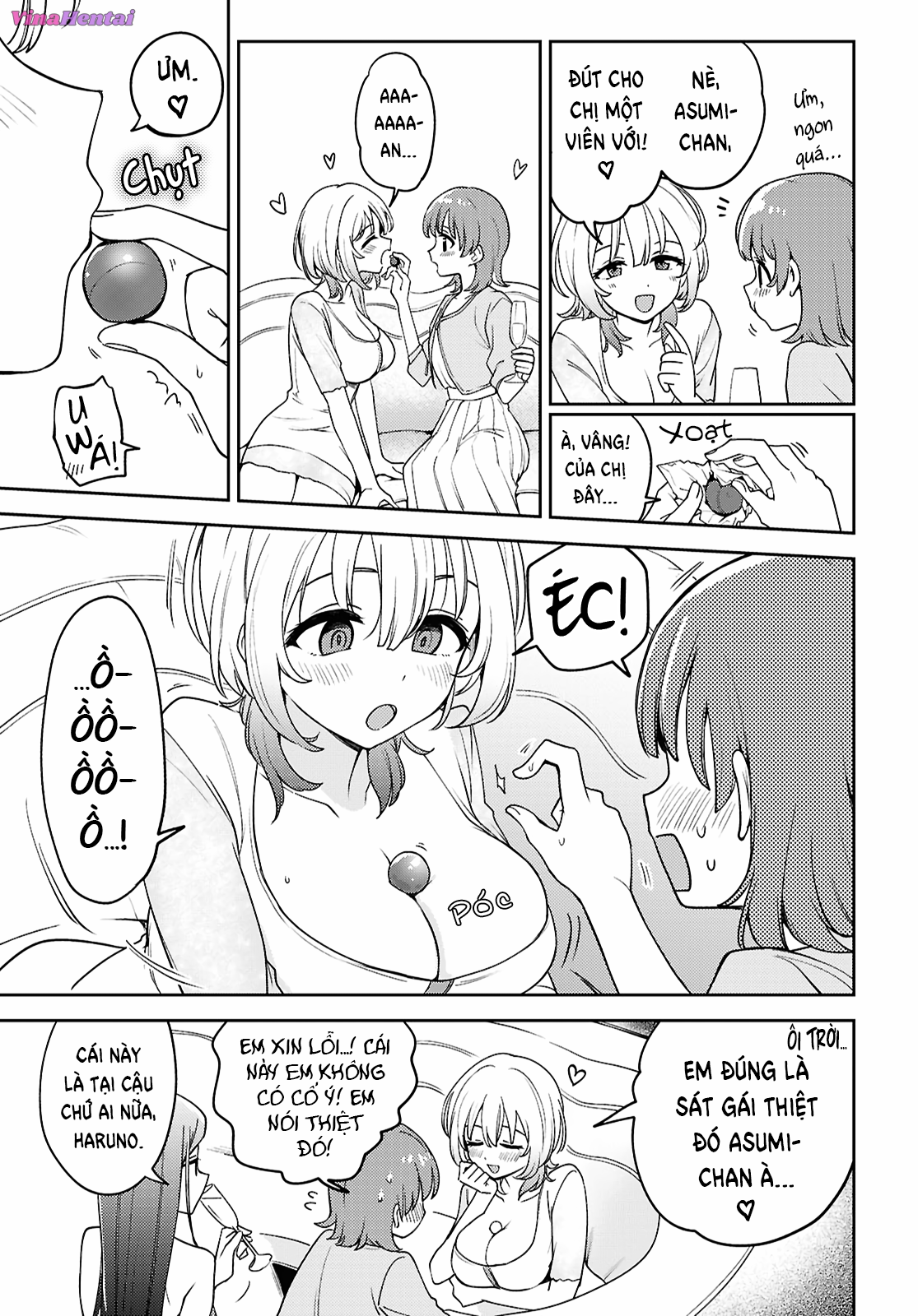 HentaiVN.net - Ảnh 5 - Asumi-chan có hứng thú với Nhà thổ Bách hợp! - Đêm25