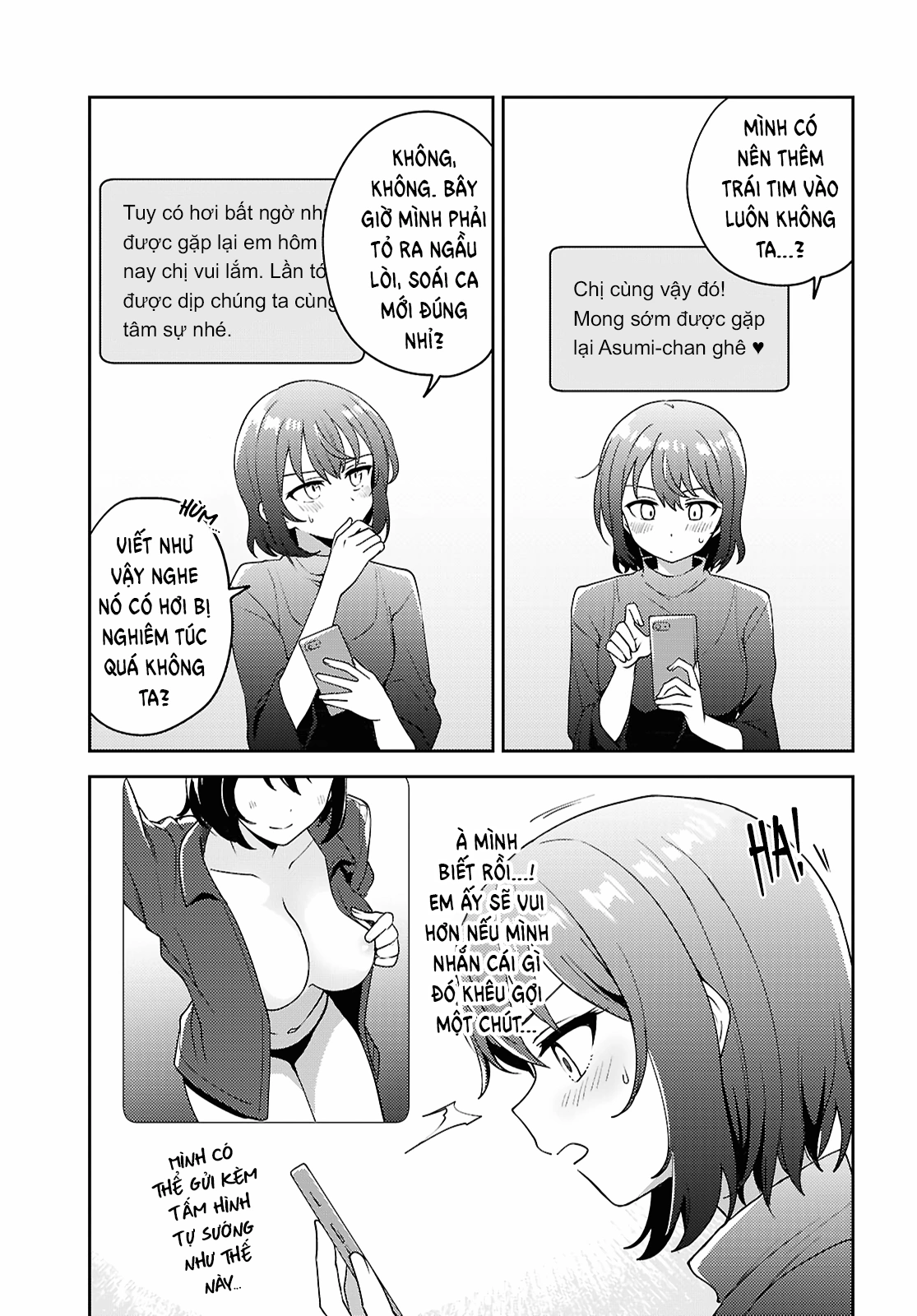 HentaiVN.net - Ảnh 5 - Asumi-chan có hứng thú với Nhà thổ Bách hợp! - Đêm 28