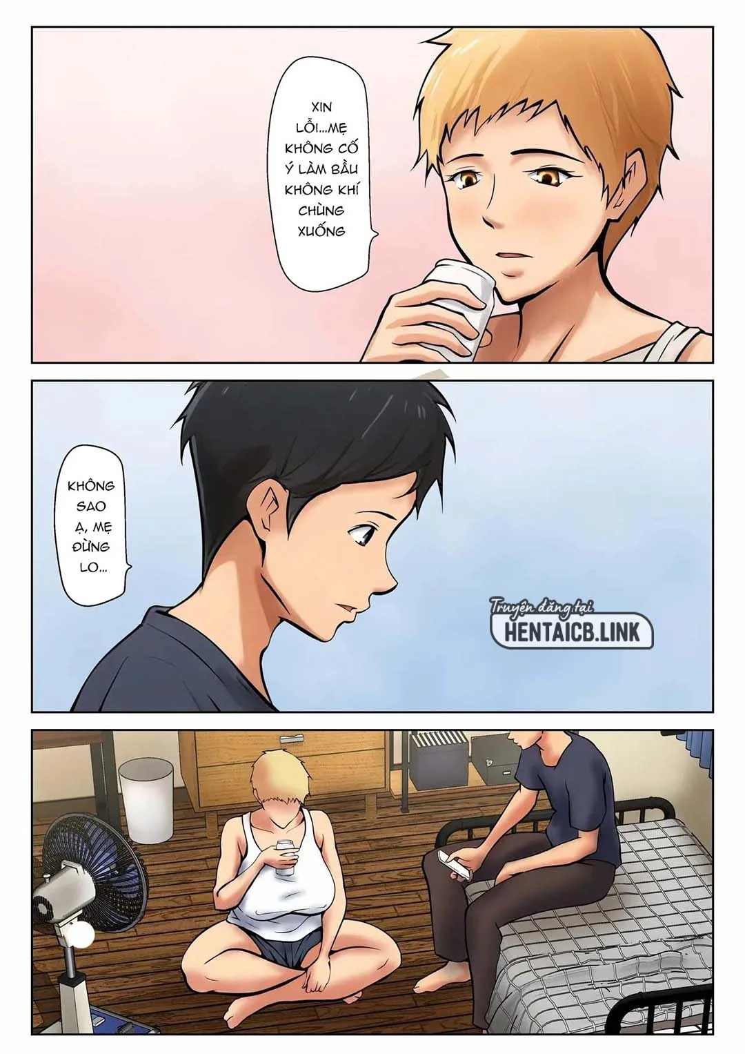 HentaiVN.net - Ảnh 5 - Mẹ kế và con chồng sống chung - Ch.1
