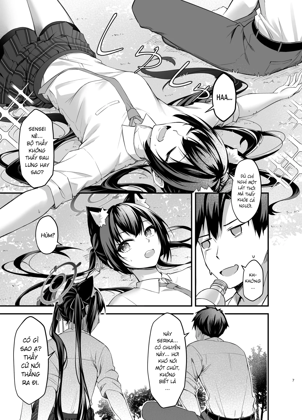 HentaiVN.net - Ảnh 6 - Giờ làm thêm của Serika. - 1_one-shot-kho-dai