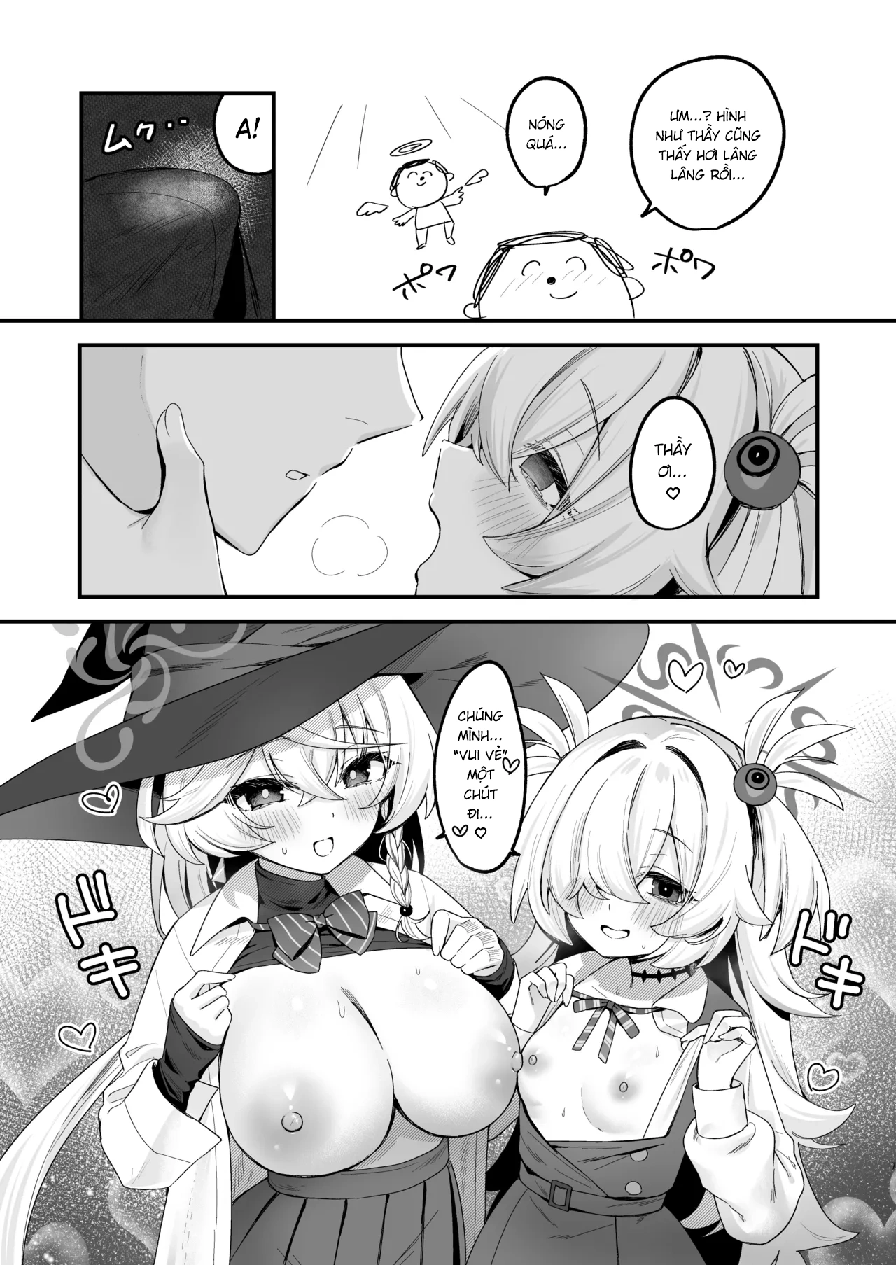 HentaiVN.net - Ảnh 6 - Lucky Occult ~Sensei và thứ bột ma thuật~ - One shot khô dái