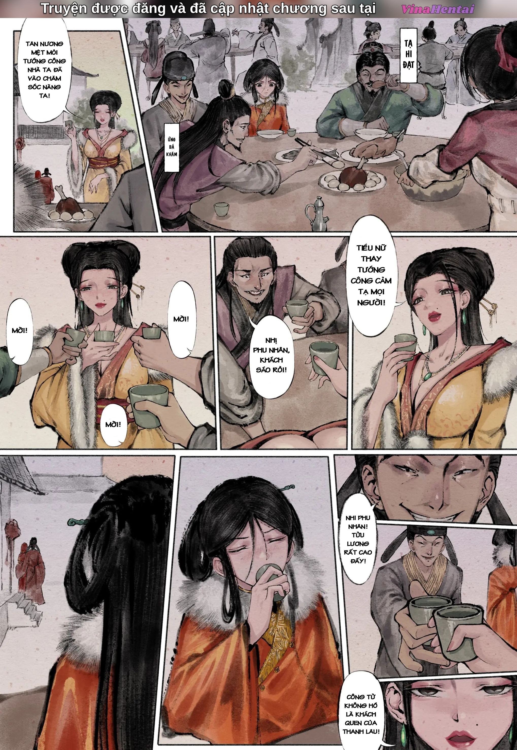 HentaiVN.net - Ảnh 6 - Kim Bình Mai - Chương 5 ( Hỉ Sự)