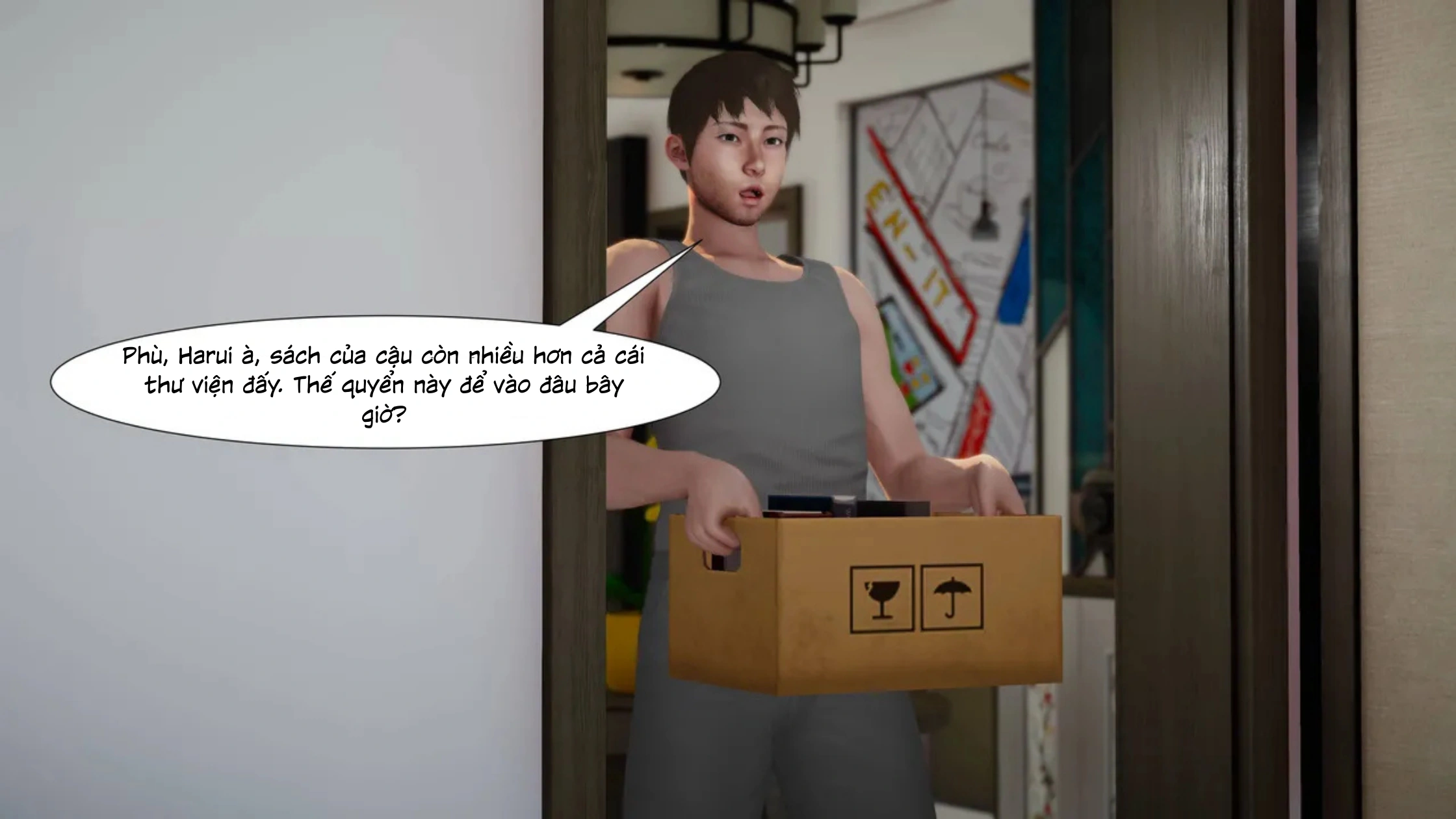 HentaiVN.net - Ảnh 6 - BẠN TÔI ĐÃ BIẾN THÀNH MỘT BỘ ĐỒ DA NGƯỜI - Chap 1