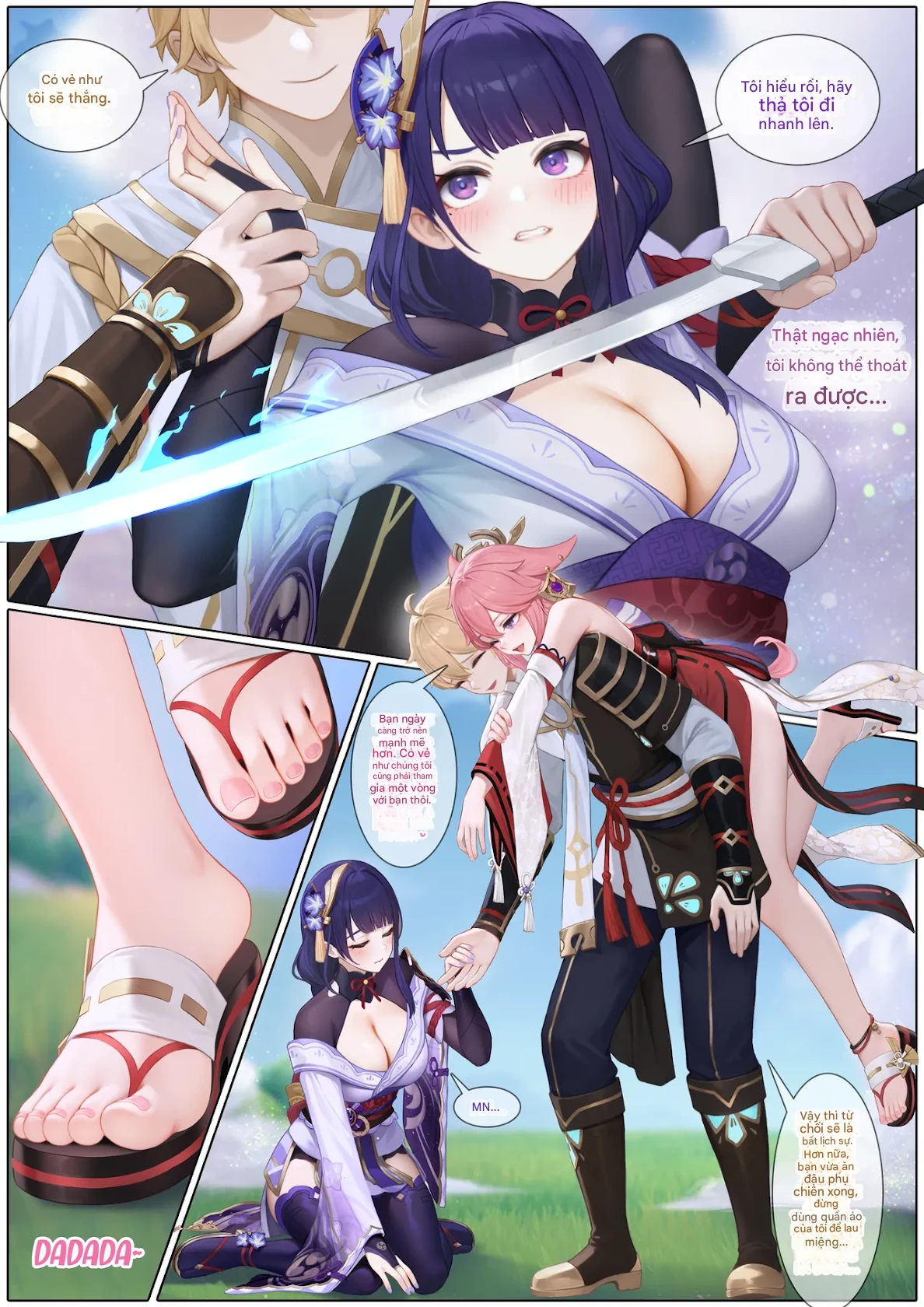 HentaiVN.net - Ảnh 5 - Cùng nhau uống rượu ở inazuma - #1