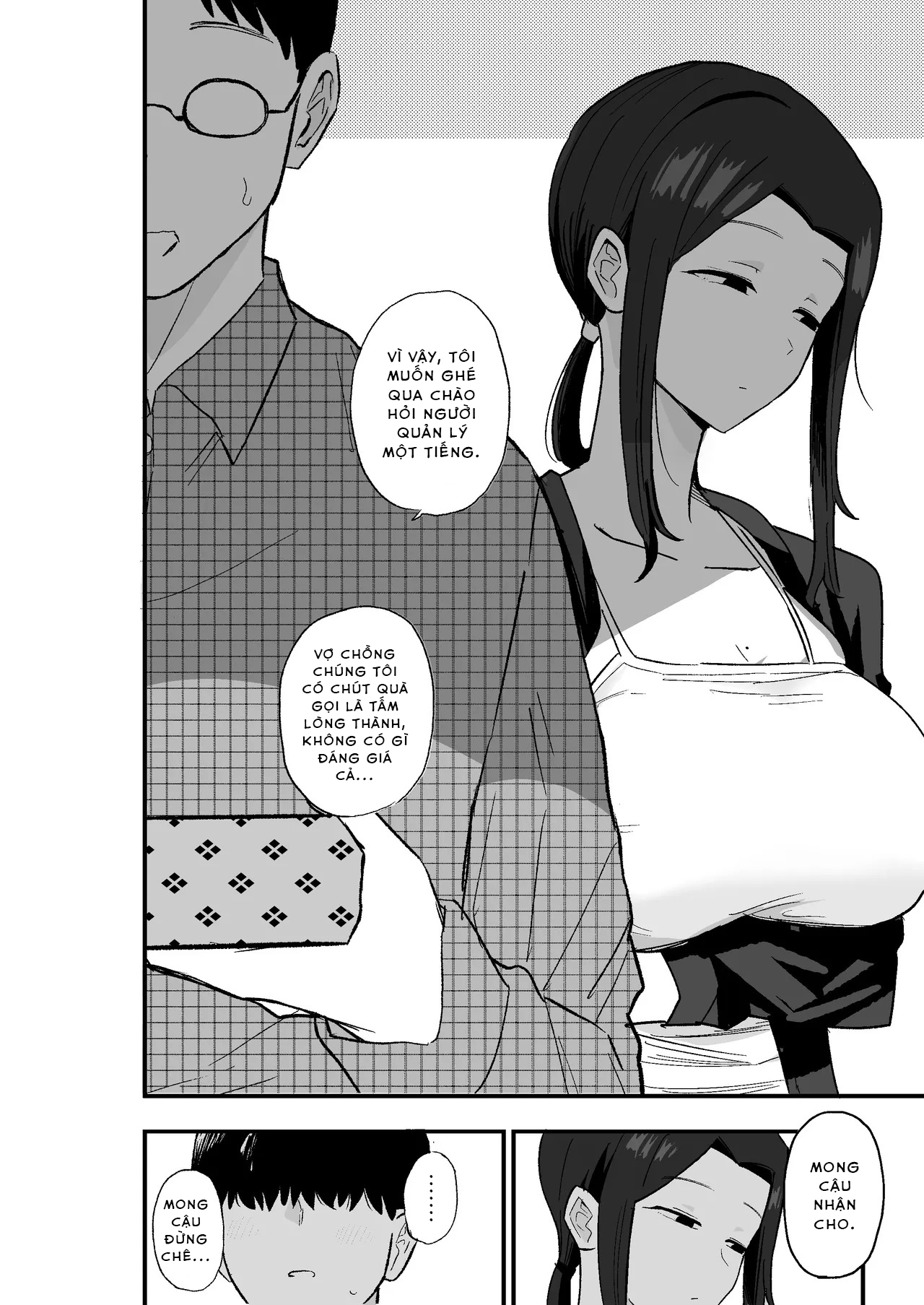 HentaiVN.net - Ảnh 5 - Taihai Tsuma Taihaikei Hitotsuma o Yachin Kawari ni Koki Tsukaeru Hanashi - Oneshot