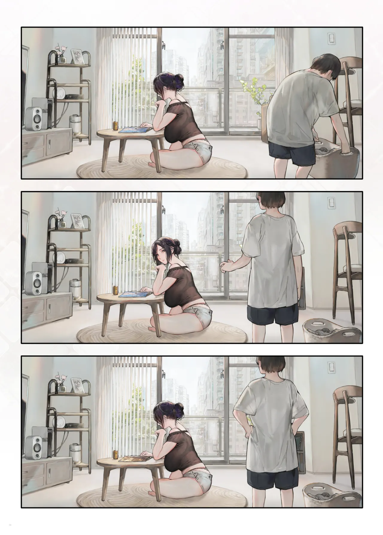 HentaiVN.net - Ảnh 5 - Người vợ hàng xóm trông có vẻ rảnh rỗi ở nhà vào ngày nghỉ - Chap 1