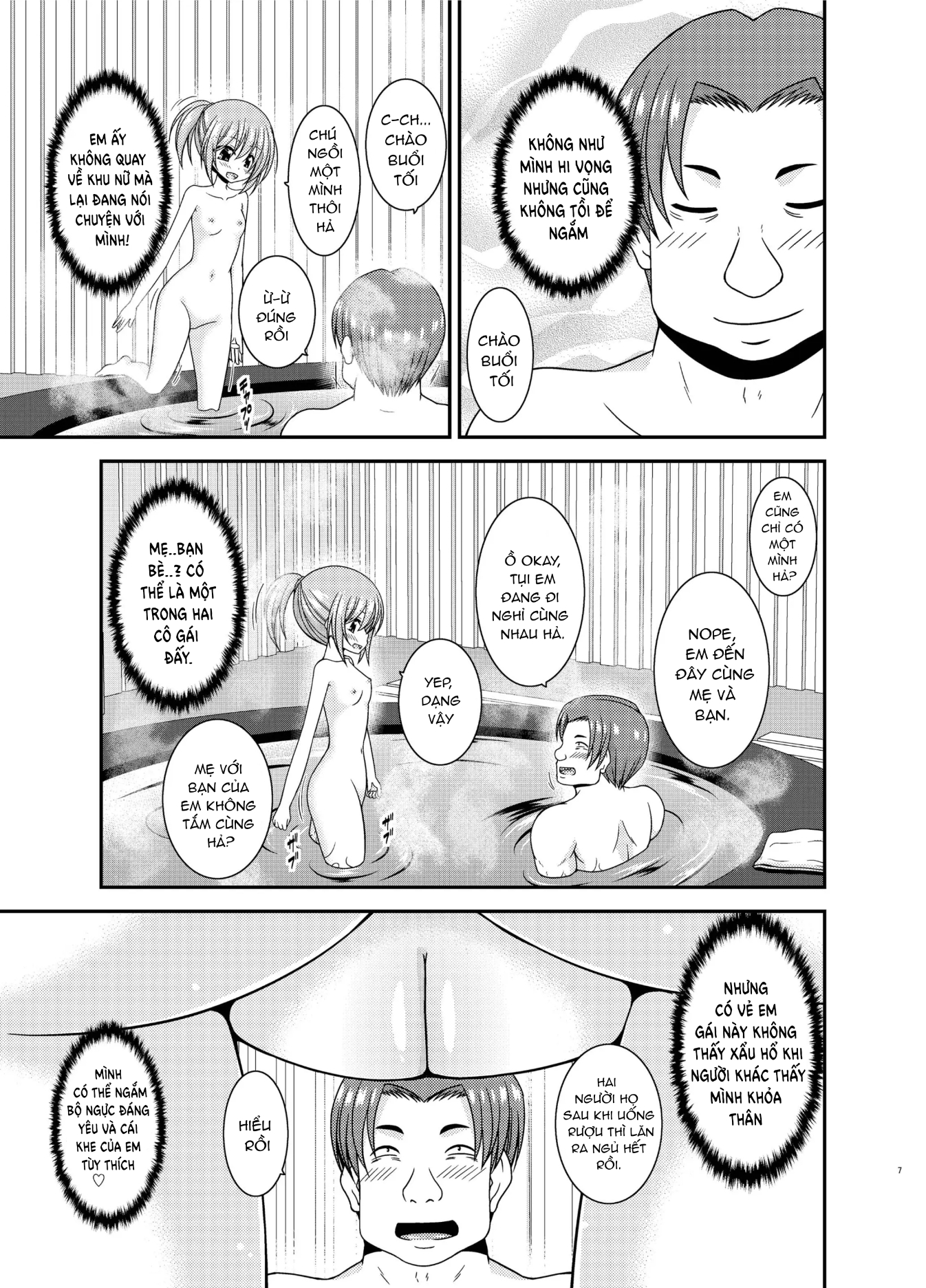 HentaiVN.net - Ảnh 6 - Konyoku Rotenburo de Bishoujo Futari ni Are o Misete to Onegai Sareta Ato no Sarani Ato no Hanashi - Chap 1