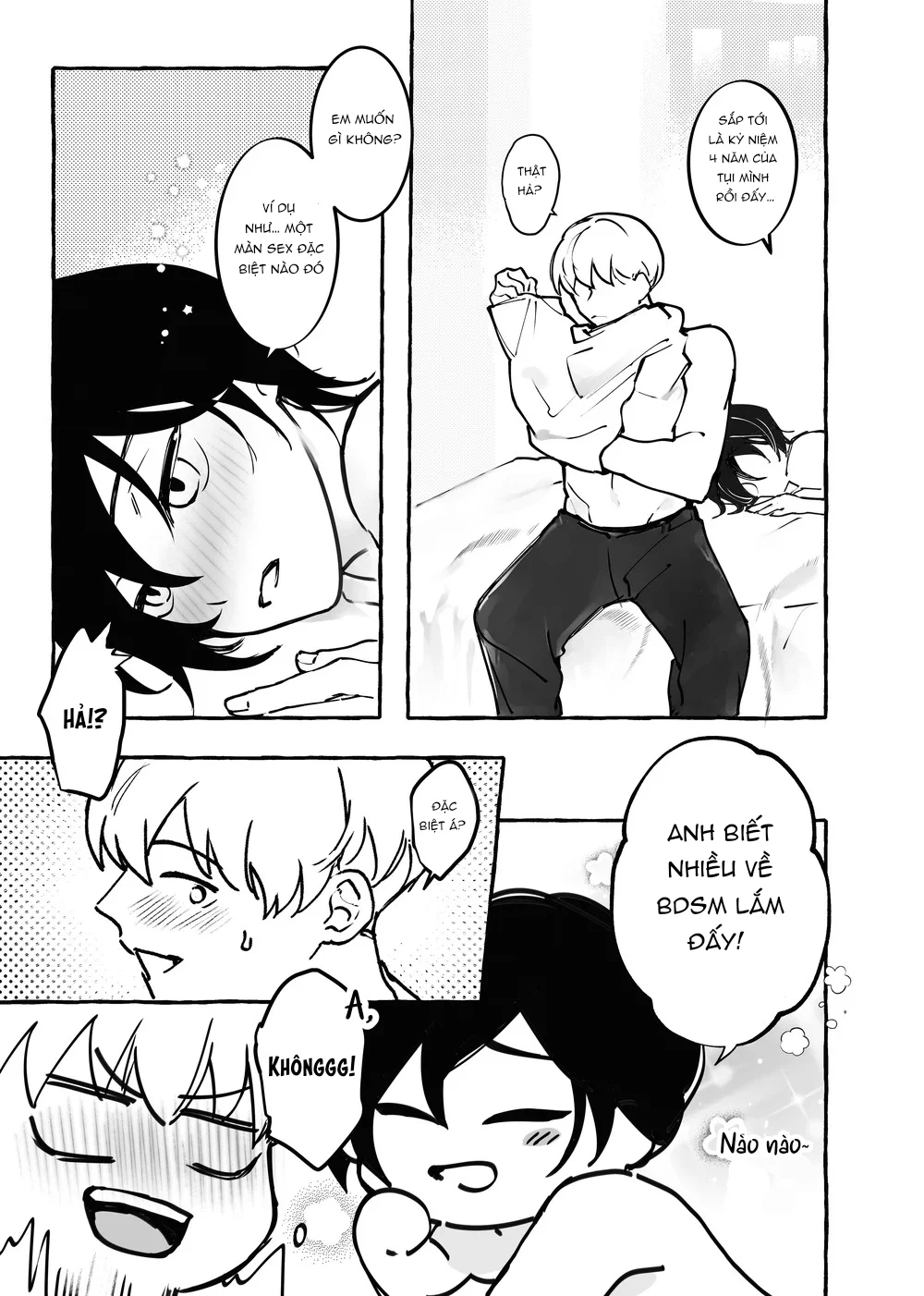 HentaiVN.net - Ảnh 5 - A 4th Anniversary Gift for My Boyfriend Who Loves NTR - oneshot