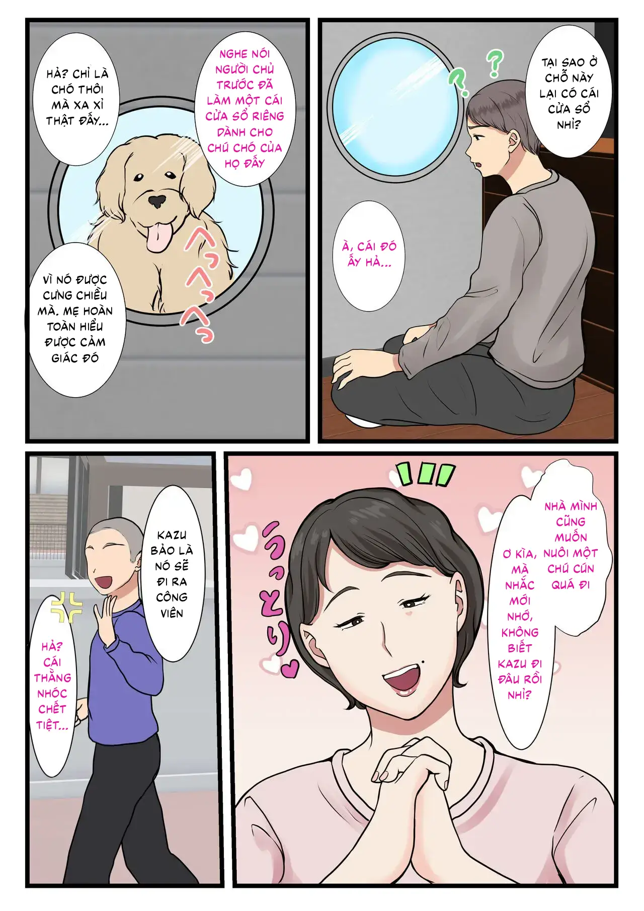 HentaiVN.net - Ảnh 6 - Mẹ tôi bị kẹt vào tường và không thể cử động... - Oneshot
