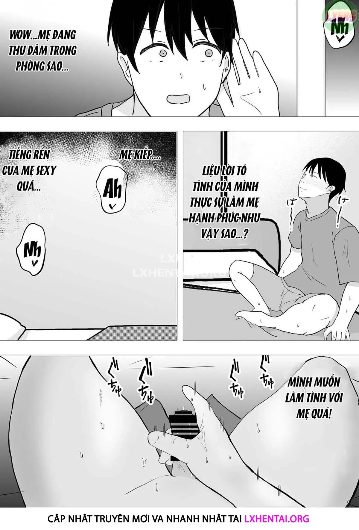 HentaiVN.net - Ảnh 50 - TomoKano Kaa-chan~ Daisuki na Ore no Hahaoya wa Aho na Shinyuu no Kanojo~ [My Mom Is My Friend's Girlfriend] - Chap 2