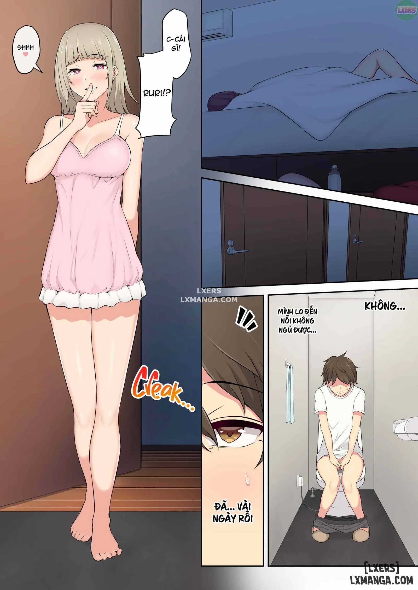 HentaiVN.net - Ảnh 50 - Imaizumi đưa cả bầy Gyaru về nhà mình - Chapter 1