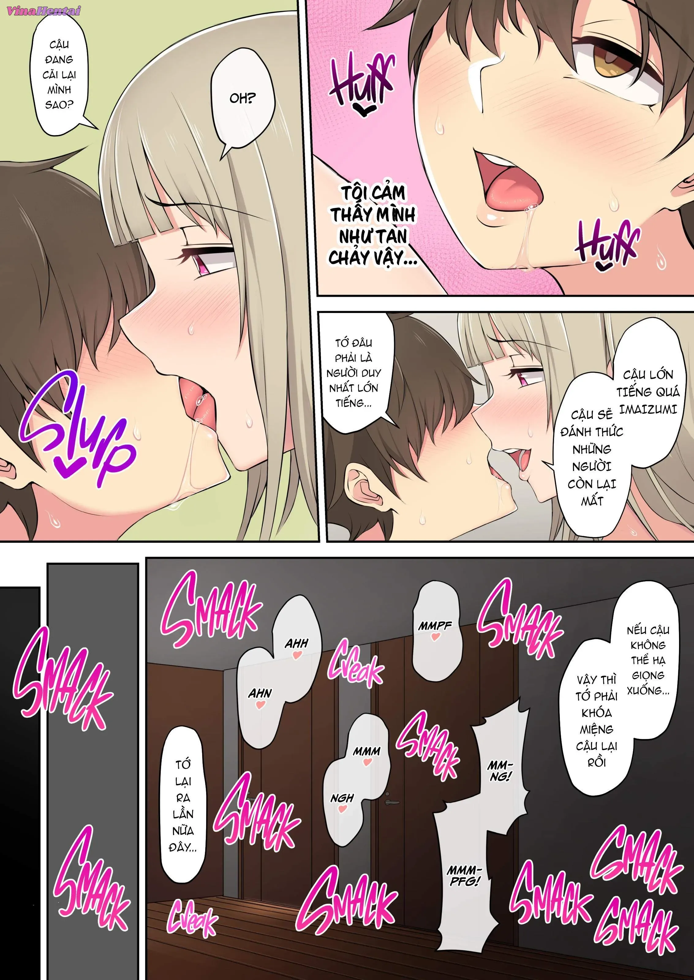 HentaiVN.net - Ảnh 51 - Imaizumi đưa cả bầy Gyaru về nhà mình - Chap 1