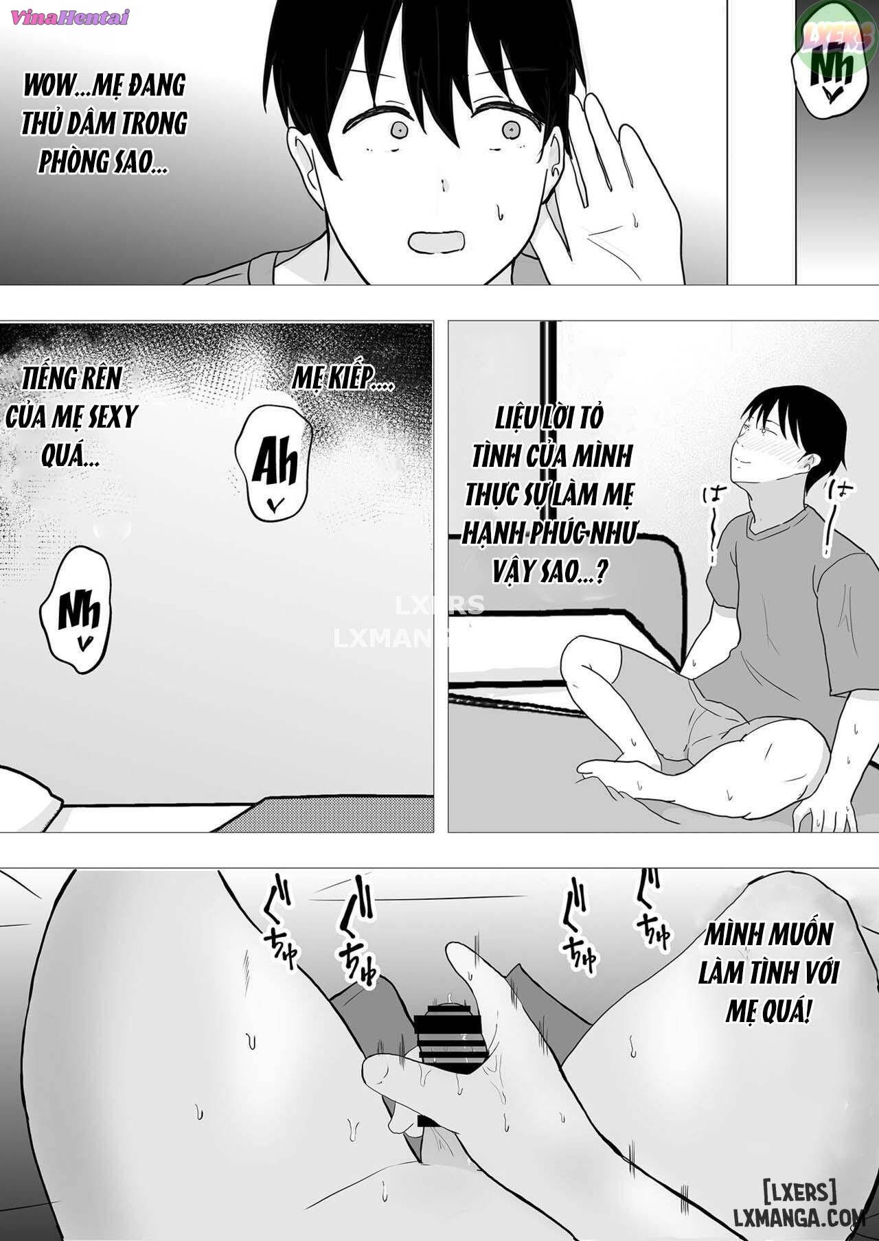 HentaiVN.net - Ảnh 51 - TomoKano Kaa-chan~ Daisuki na Ore no Hahaoya wa Aho na Shinyuu no Kanojo~ [My Mom Is My Friend's Girlfriend] - Chapter 2 END