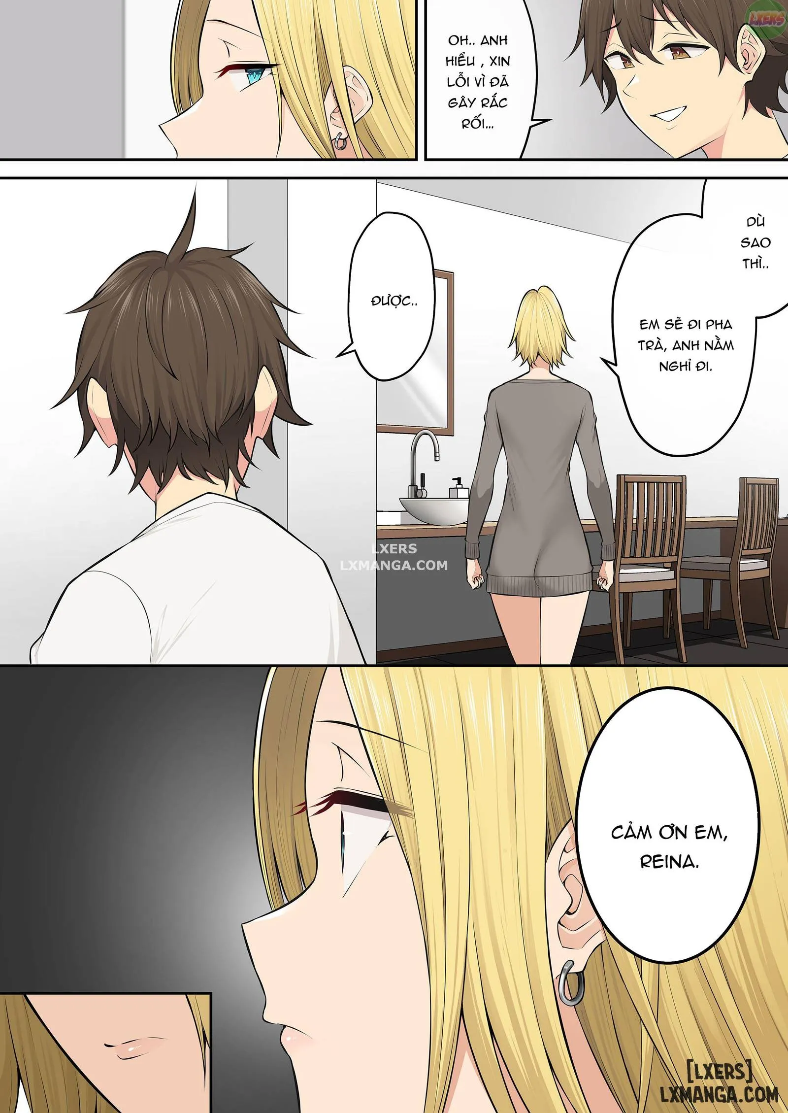 HentaiVN.net - Ảnh 52 - Imaizumi đưa cả bầy Gyaru về nhà mình - Chapter 5